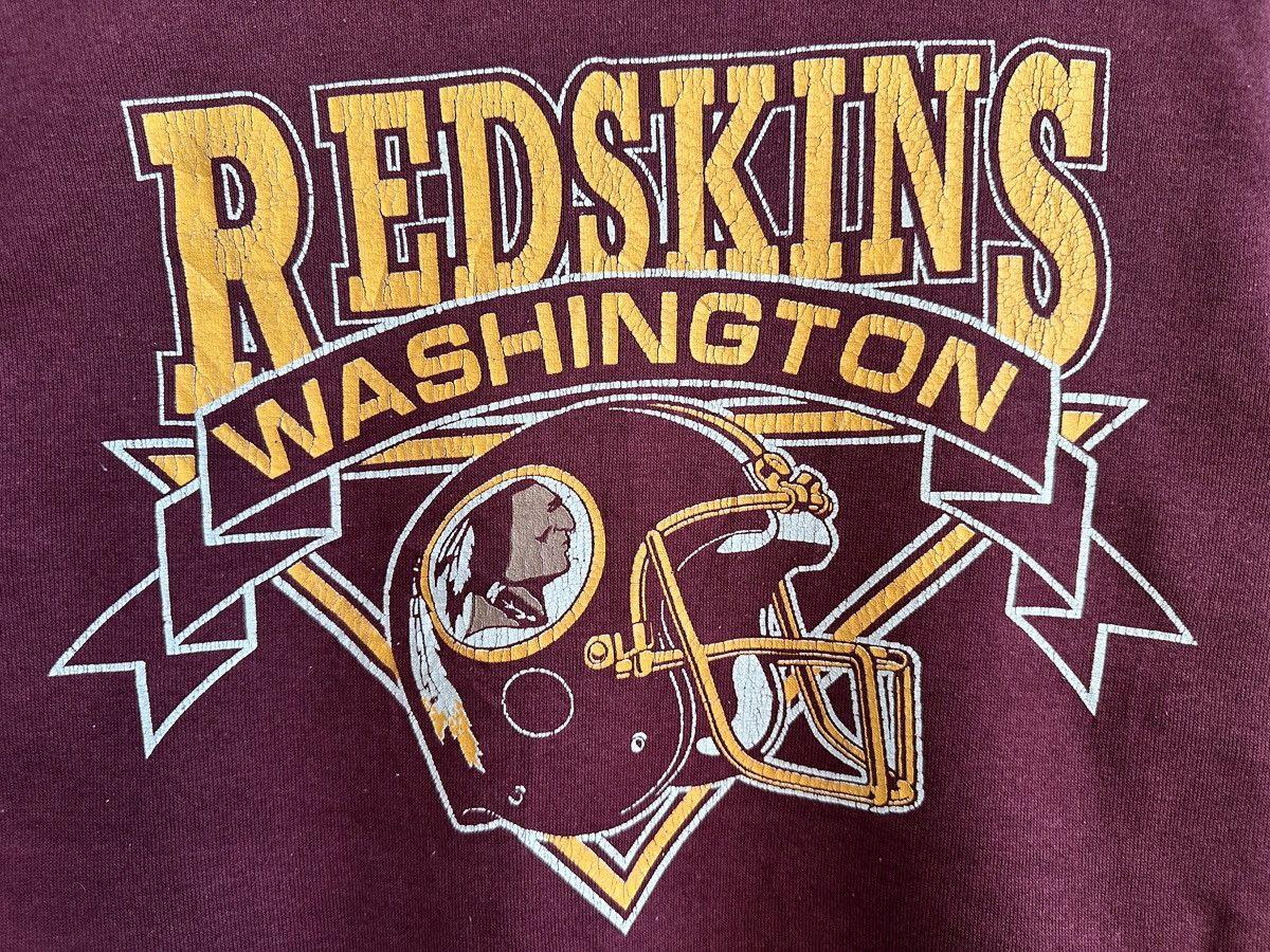 Vintage vintage 80s 90s REDSKINS WASHINGTON sweatshirts Size US L / EU 52-54 / 3 - 3 Thumbnail