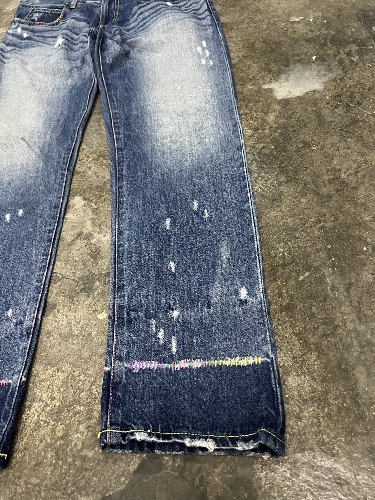 Japanese Brand TSUMORI CHISATO BY ISSEY MIYAKE DISTRESSED JEAN Size US 31 - 4 Thumbnail