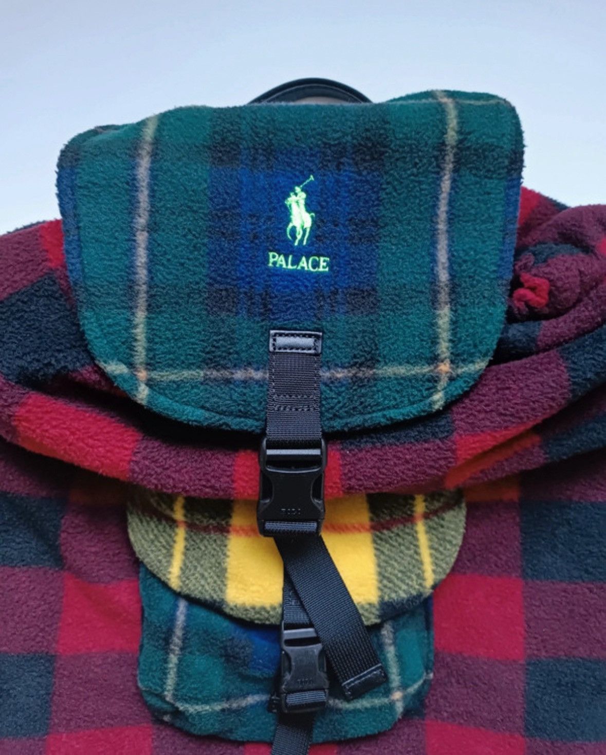 Palace × Polo Ralph Lauren Palace X Polo Ralph Lauren Fleece Backpack Size ONE SIZE - 2 Thumbnail