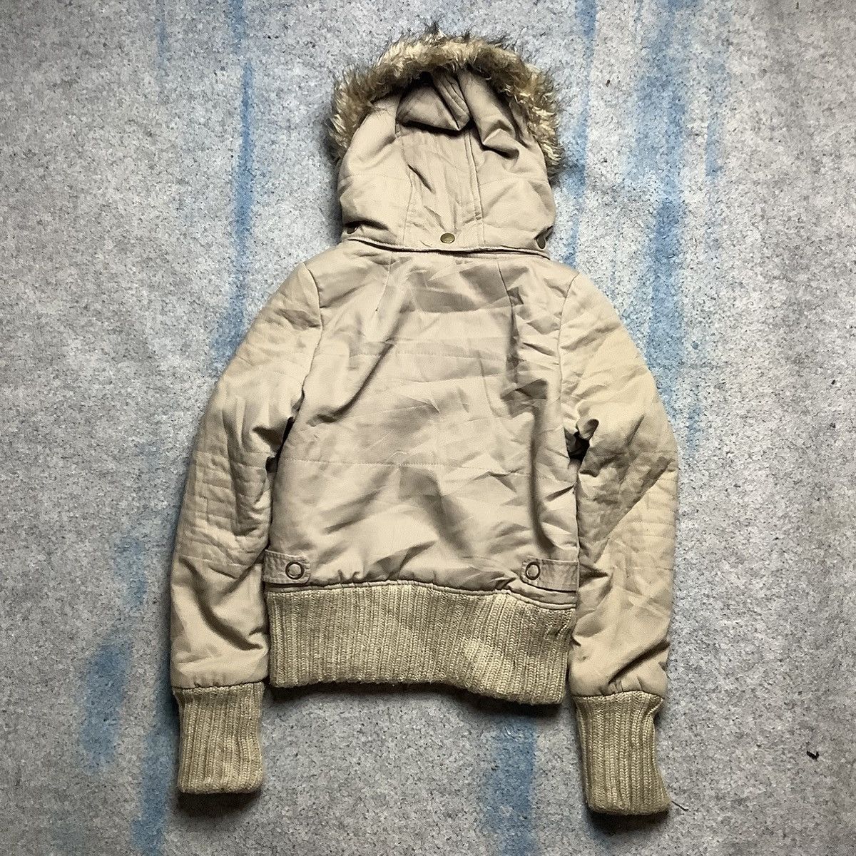 If Six Was Nine Japanese Brand Military Fur Fall Down Jacket Size US XS / EU 42 / 0 - 11 Thumbnail