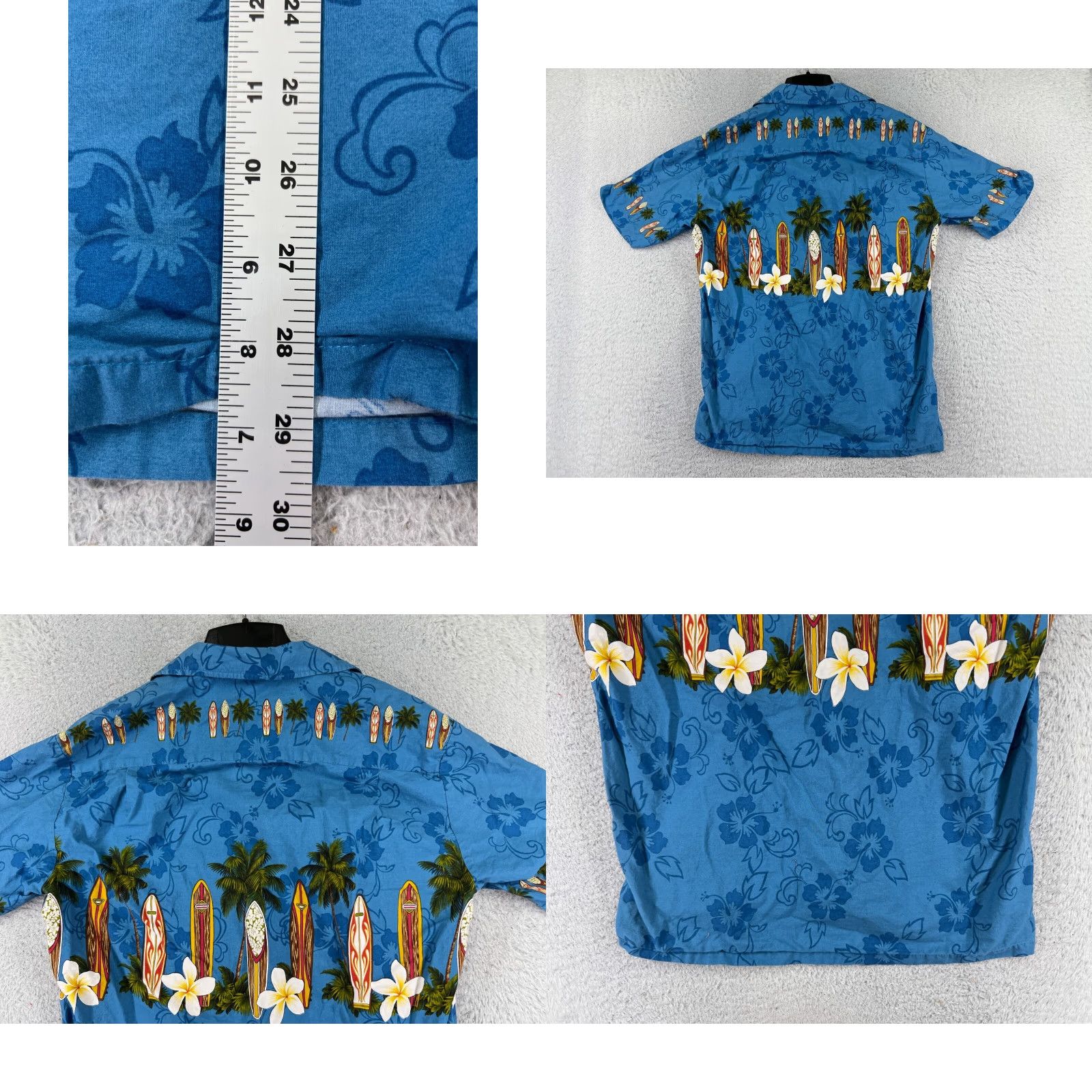 Vintage VINTAGE Pacific Legend Shirt Mens Large Blue Floral Hawaiian Surf Boards Palm Print Size US L / EU 52-54 / 3 - 9 Thumbnail