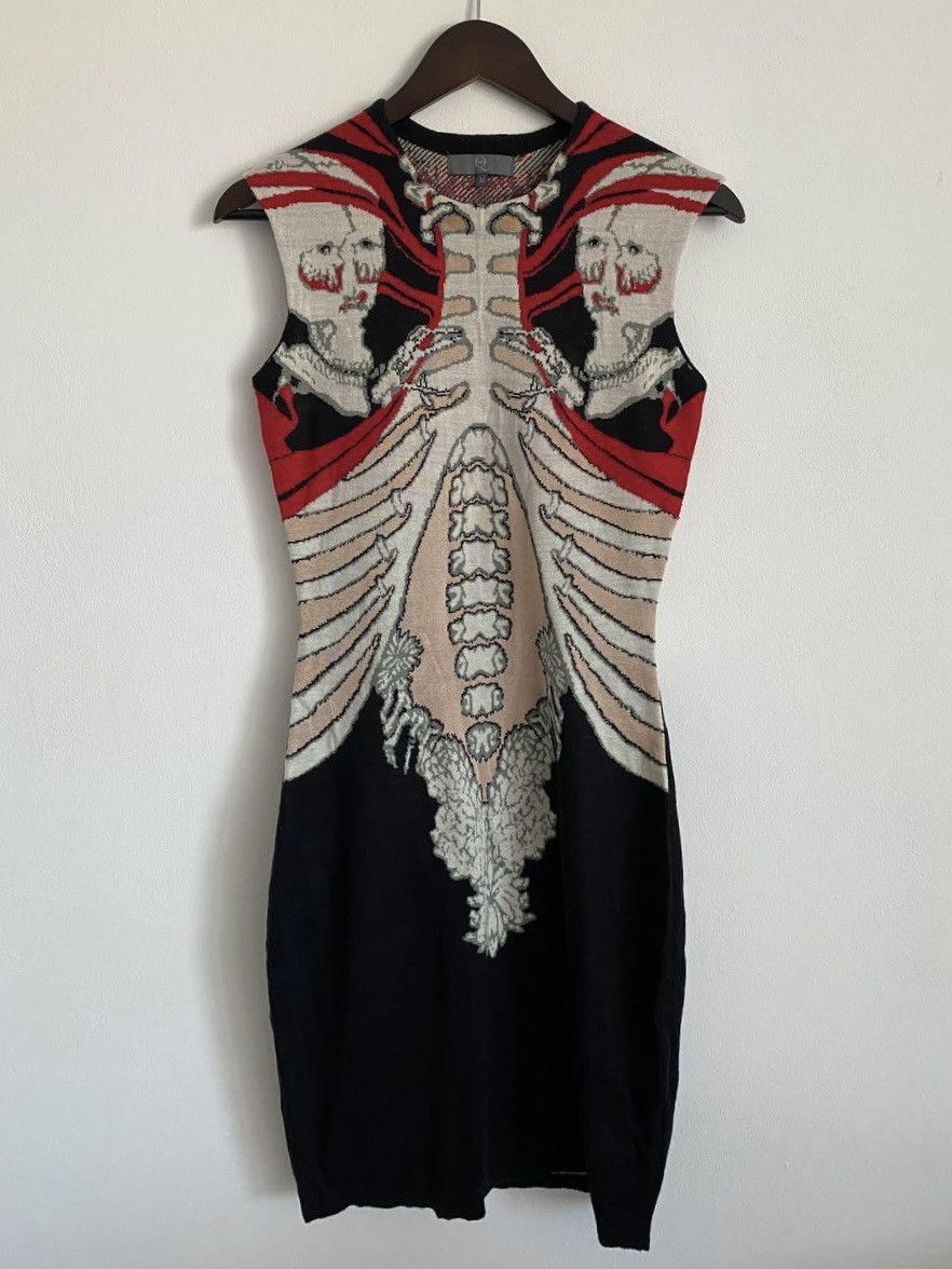 Alexander McQueen Vintage Alexander McQueen Skull Dress Grailed