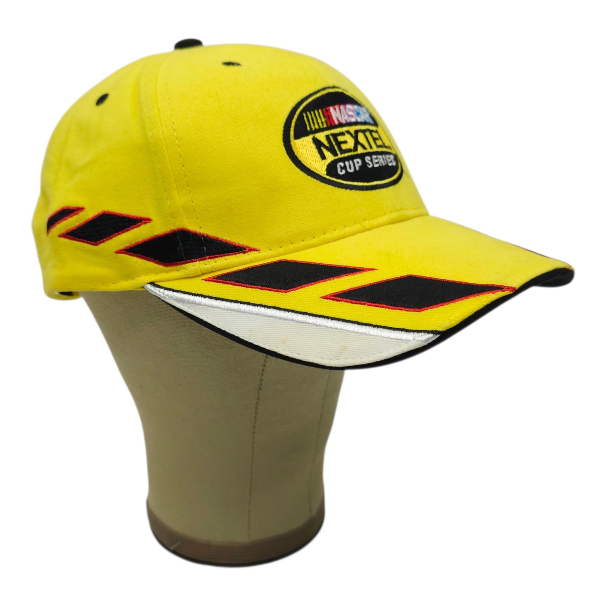 NASCAR NASCAR Nextel Cup Series Racing Cap Hat Yellow Embroidered Size ONE SIZE - 3 Thumbnail