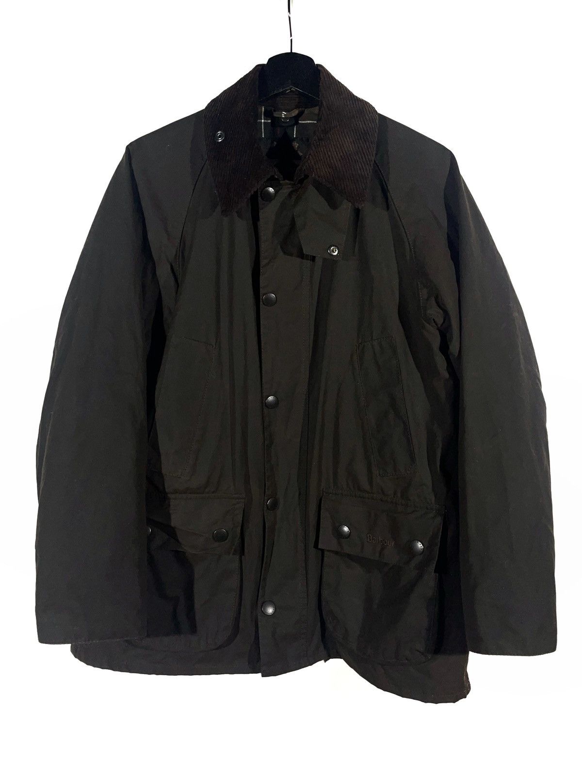 Image of Barbour Casual Classic Bedale Wax Jacket Size 36/s in Brown, Men's