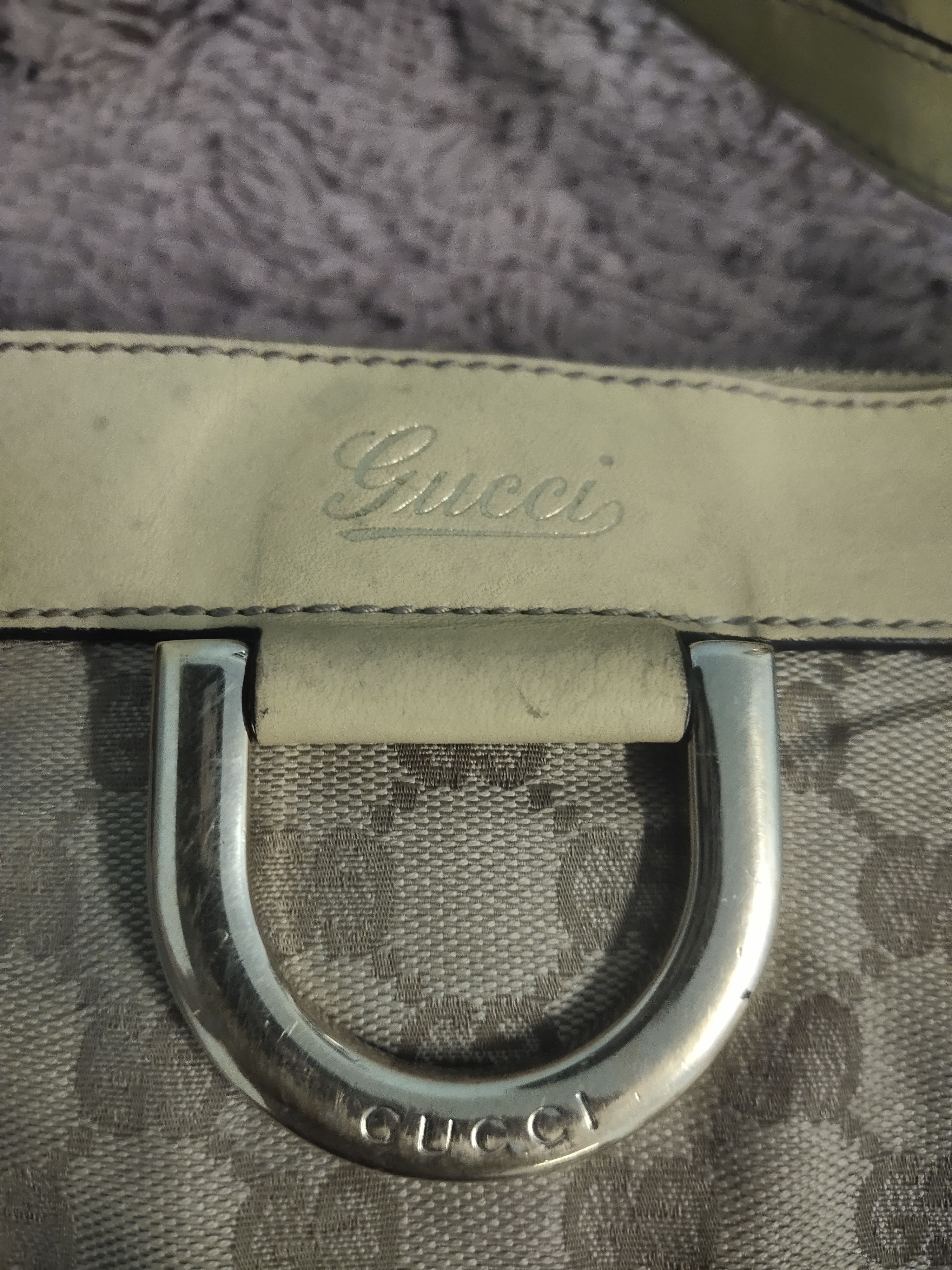 Gucci × Vintage Gucci Abbey D-Ring Pochette GG Canvas Brown Size ONE SIZE - 11 Thumbnail