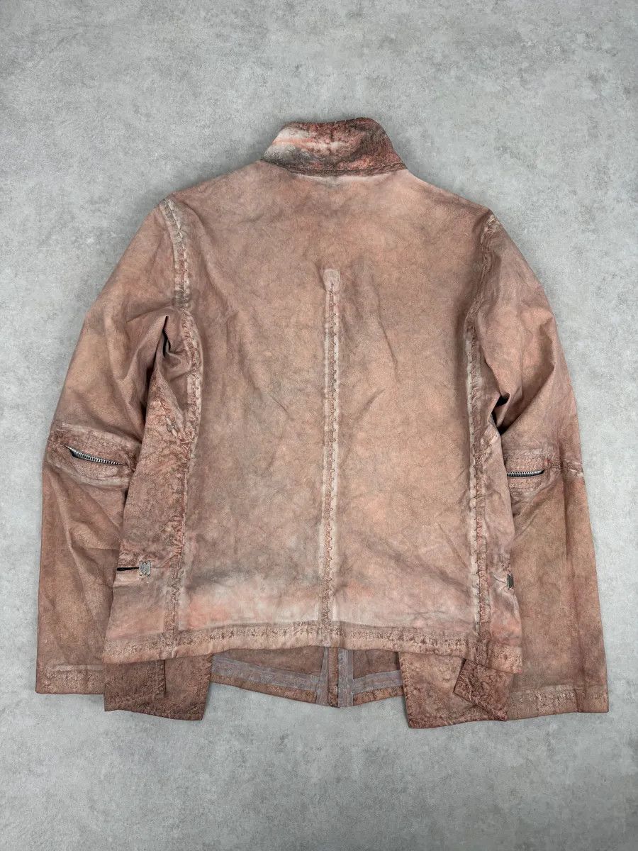 Isaac Sellam Experience Isaac Sellam Avant-Garde Rouille Asymmetrical Leather Jacket Size US L / EU 52-54 / 3 - 14 Thumbnail