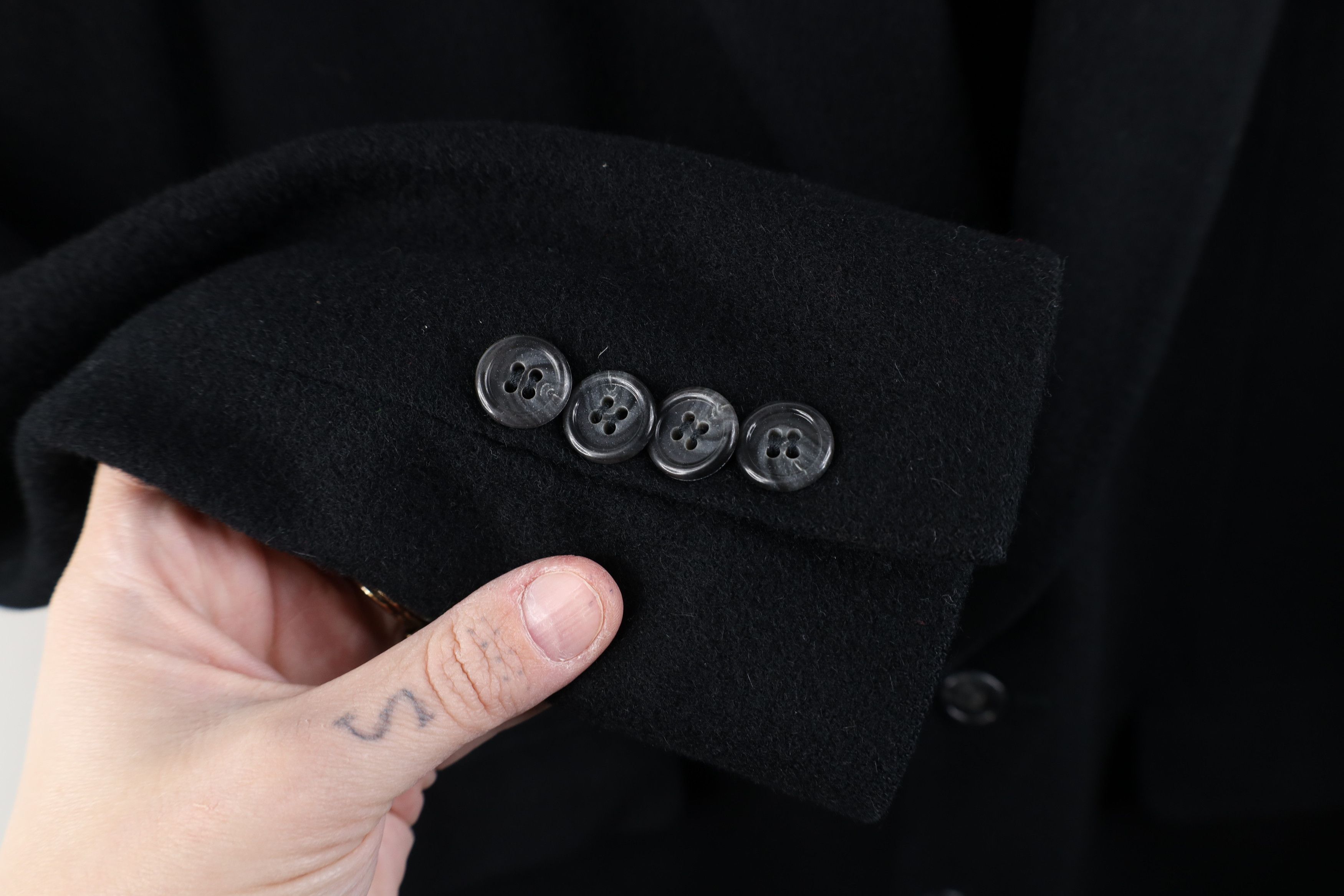 Vintage Vintage 90s Streetwear 2 Button Suit Blazer Jacket Black USA Size US XXL / EU 58 / 5 - 8 Thumbnail