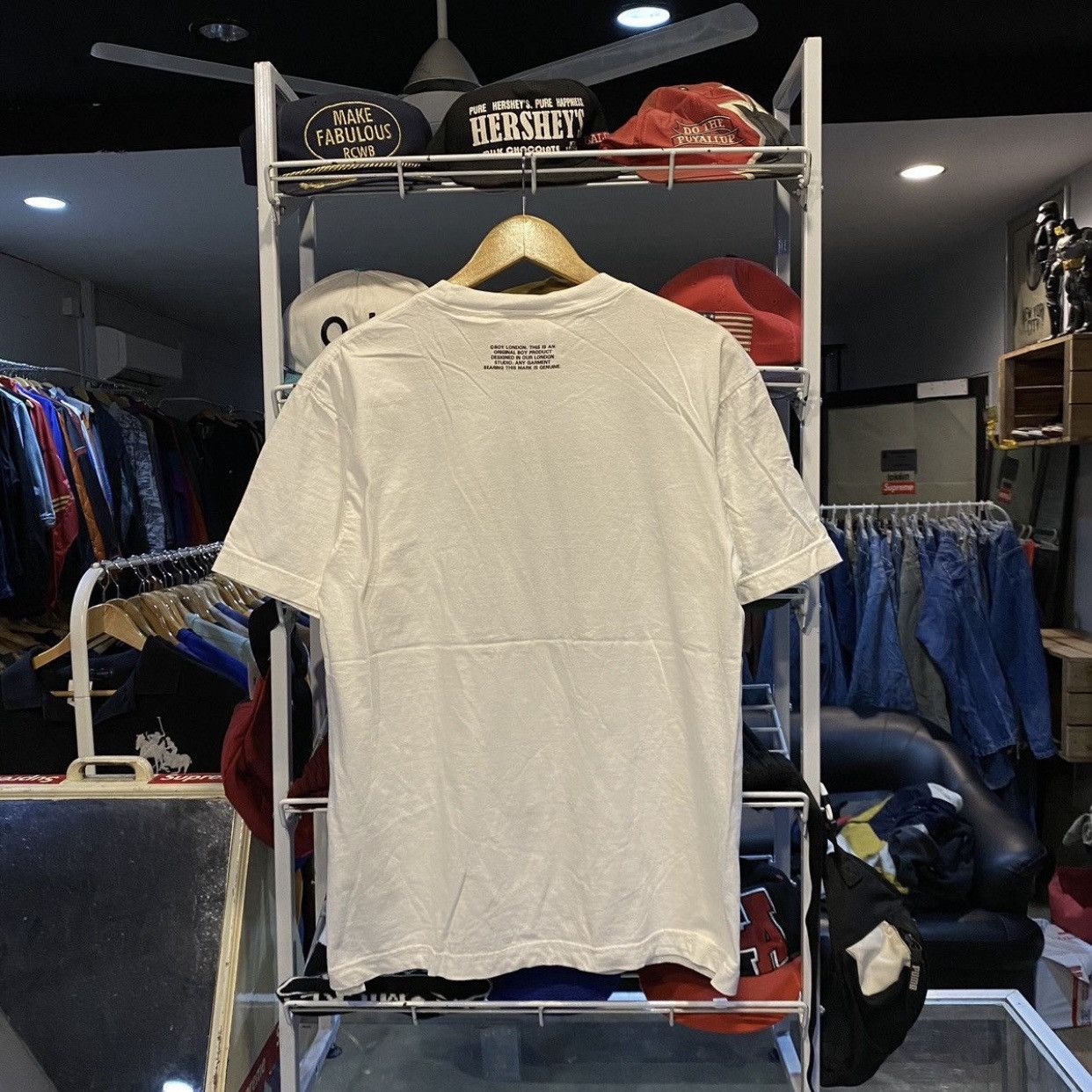 Boy London Vintage 90's Boy London "British Invention" Post-Punk TShirt Size US M / EU 48-50 / 2 - 2 Thumbnail
