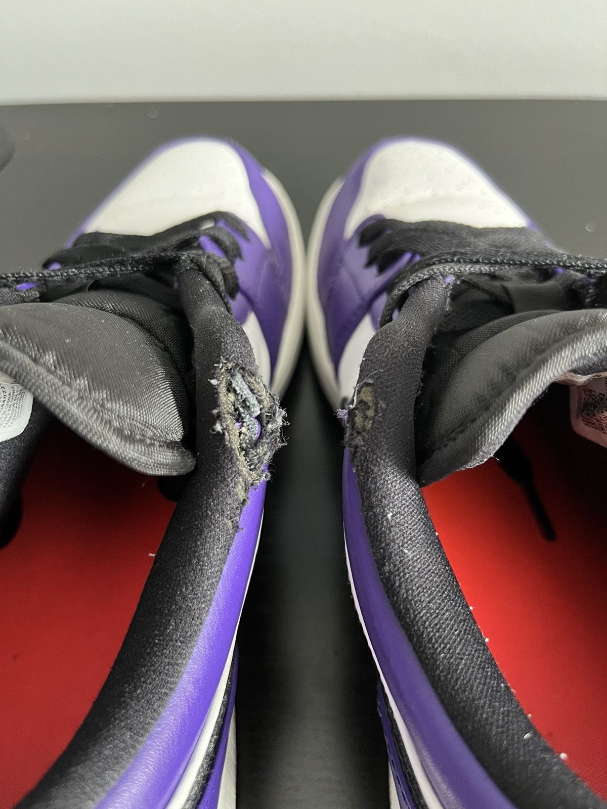 Jordan Brand Air Jordan 1 Low Court Purple Size US 10 / EU 43 - 7 Thumbnail
