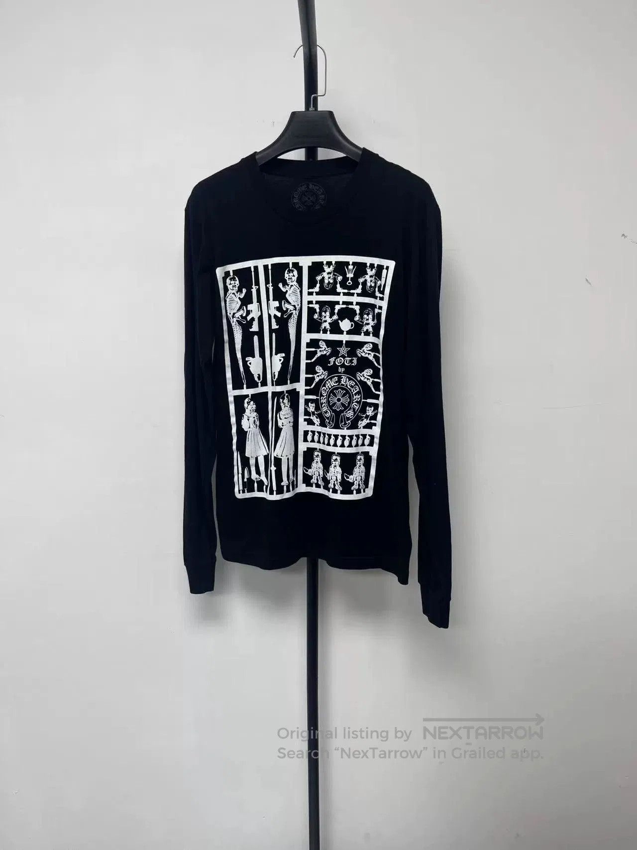 Chrome Hearts Chrome heart, long sleeve, sz small black | Grailed
