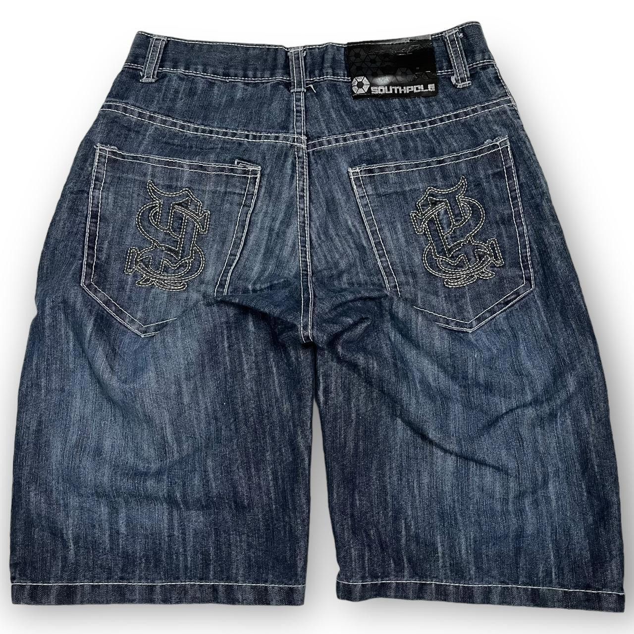 Southpole Southpole Men's Blue and Navy Shorts Size US 28 / EU 44 - 1 Thumbnail