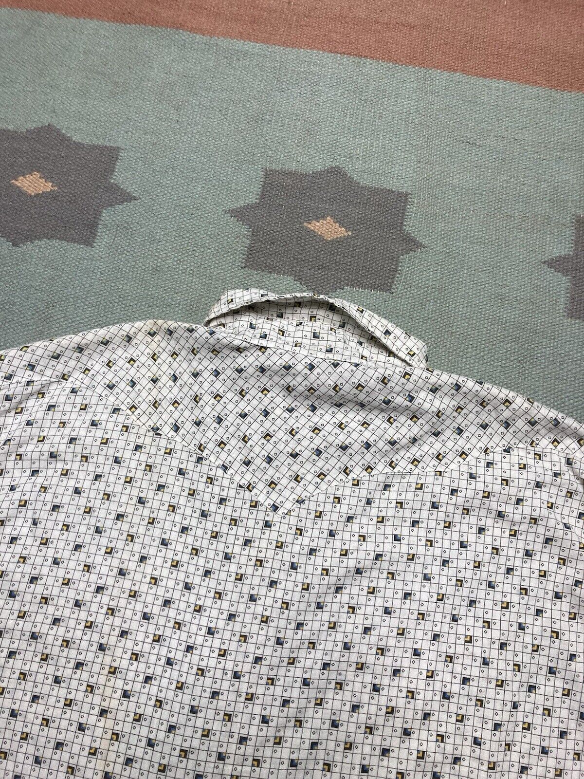 Vintage 70s Pearl snap shirt Dickson Jenkins western long tails XL Size US XL / EU 56 / 4 - 9 Thumbnail