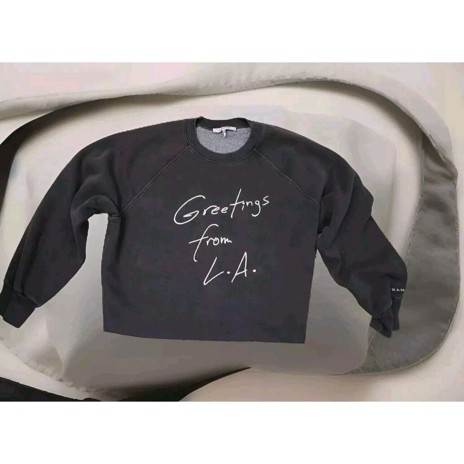 Frame Frame Old School Sweatshirt Crew Neck Graphic Gray Size L Size L / US 10 / IT 46 - 4 Thumbnail
