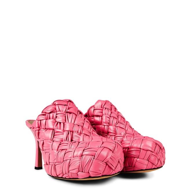 Bottega Veneta Bottega Veneta High Heel Stiletto Mules in Pink Size US 6 / IT 36 - 3 Thumbnail