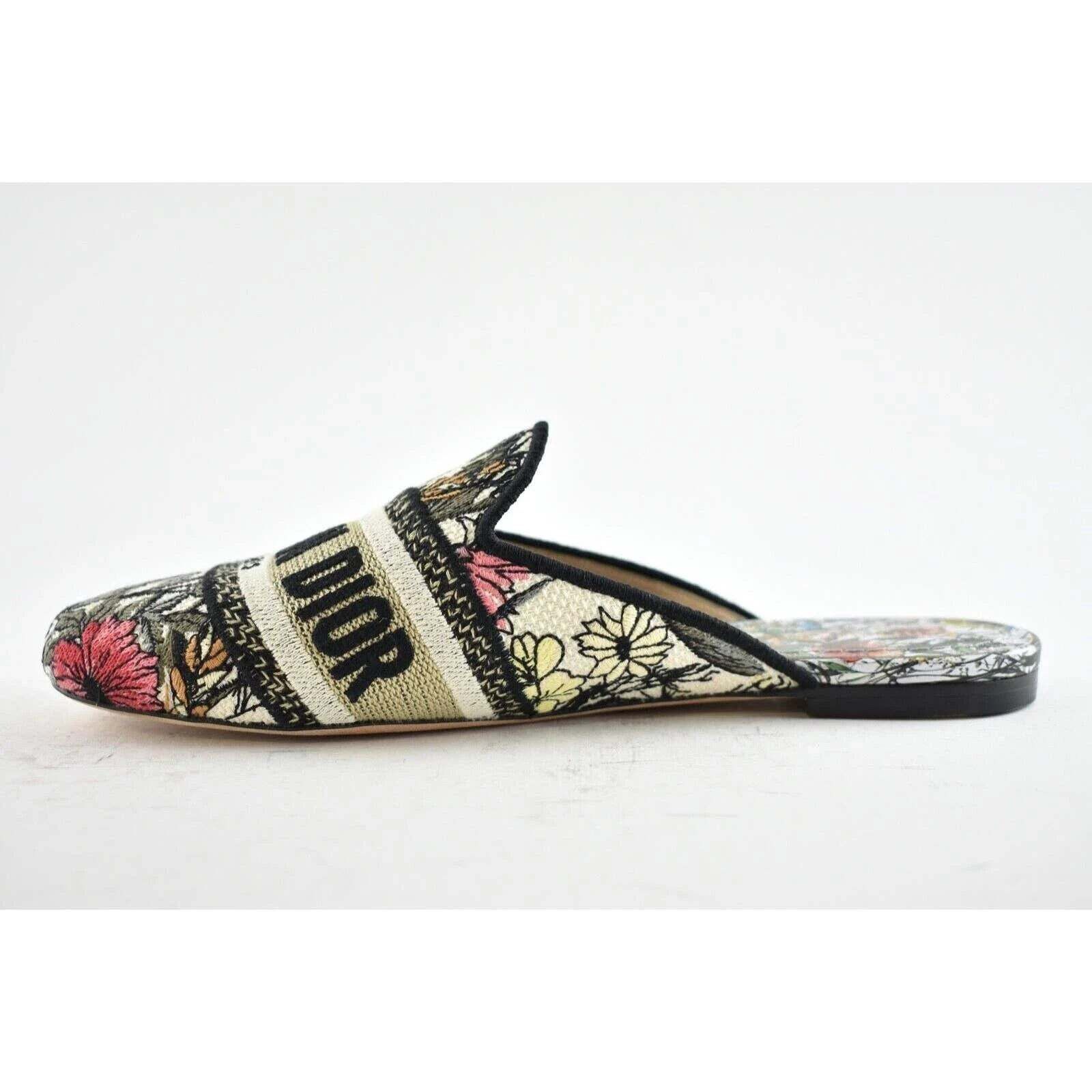 Dior Off Mule Mille Fleurs Backless Slide Ballerina Flat 36 Size US 6 / IT 36 - 9 Thumbnail