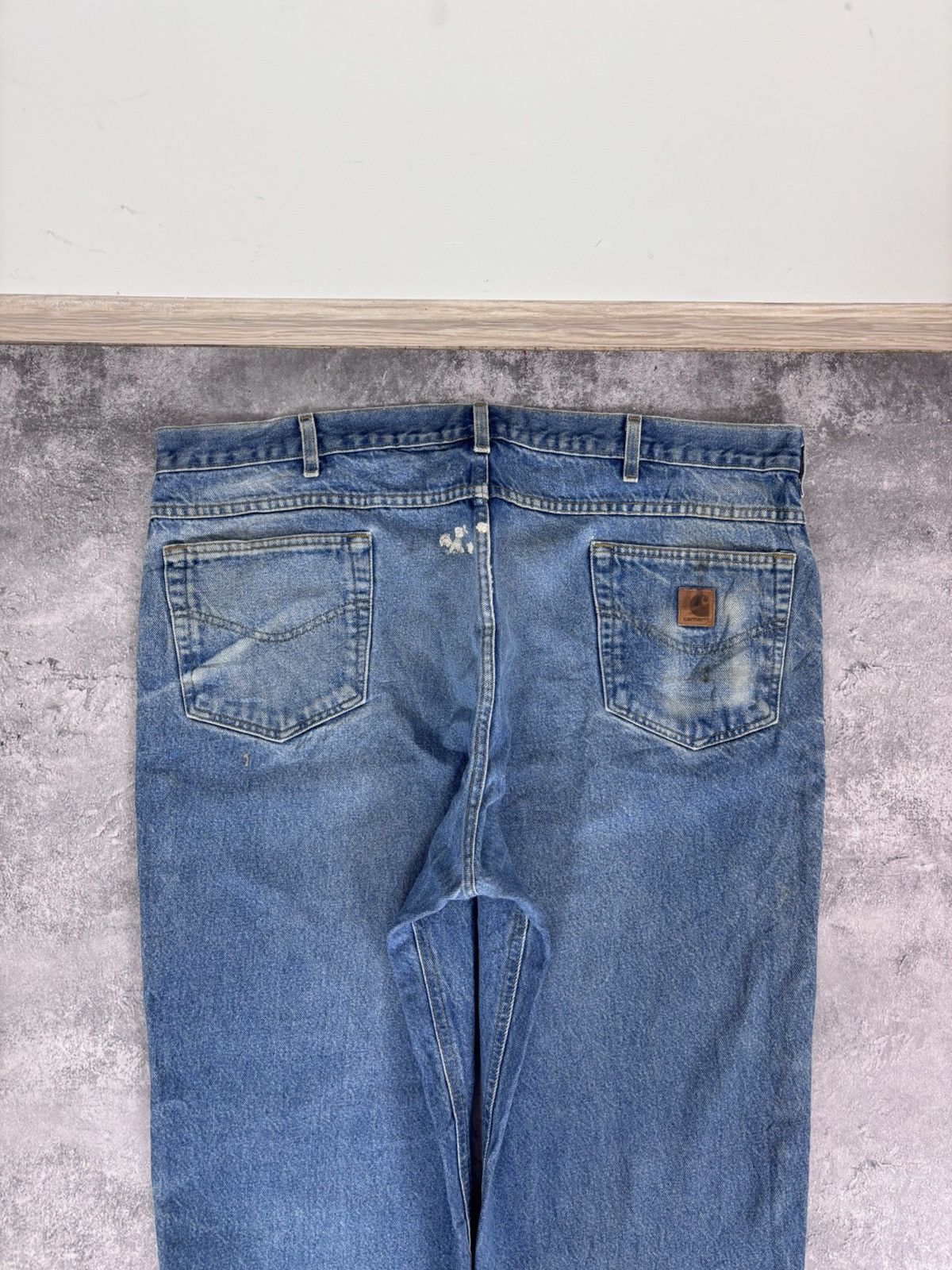 Carhartt Vintage Carhartt Men’s Denim Jeans Faded Light Blue Workwear Size US 44 / EU 60 - 8 Thumbnail