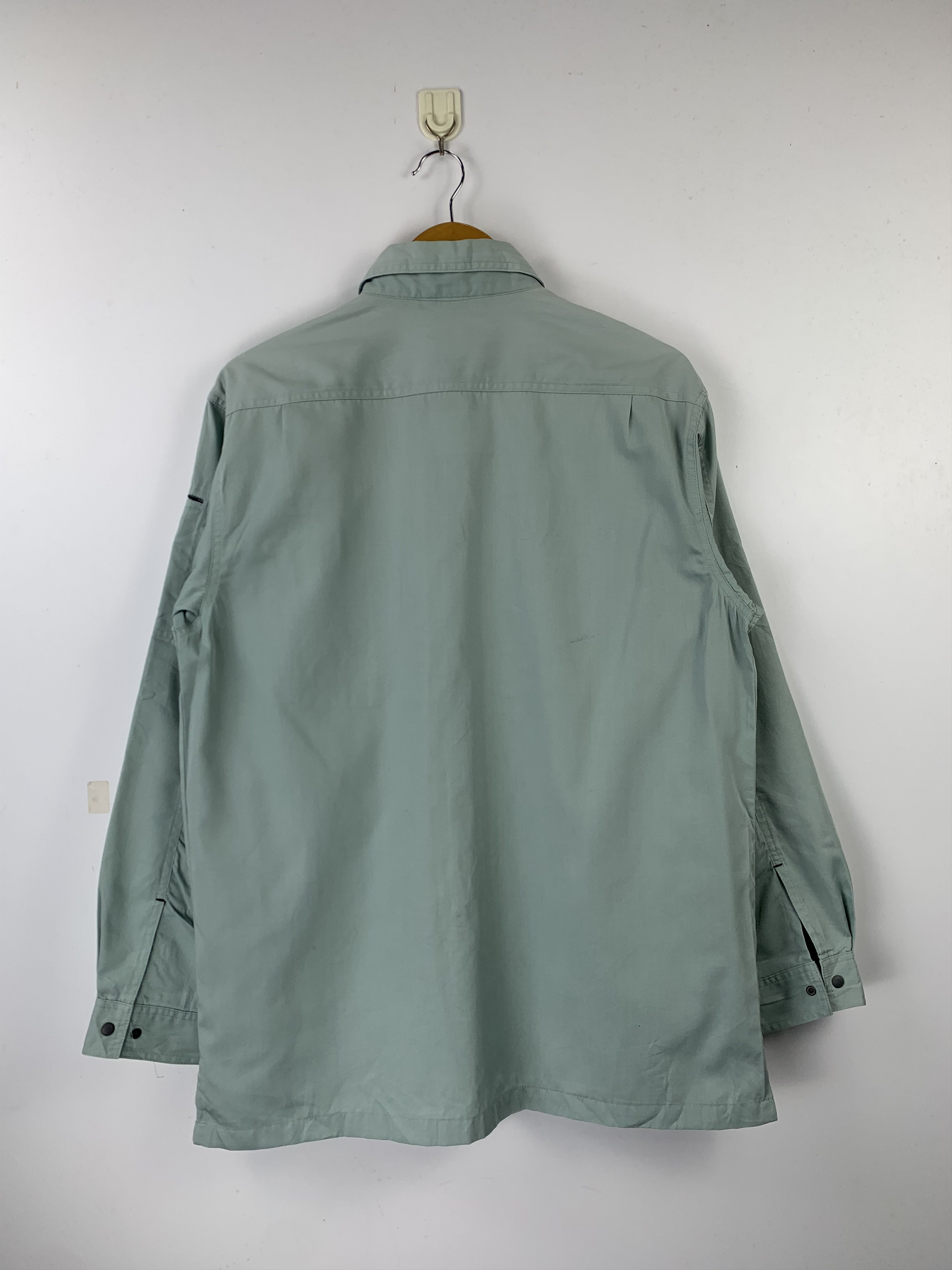 Japanese Brand Vintage Toshiba Button Up Workers Jacket J1557 Size US L / EU 52-54 / 3 - 3 Thumbnail