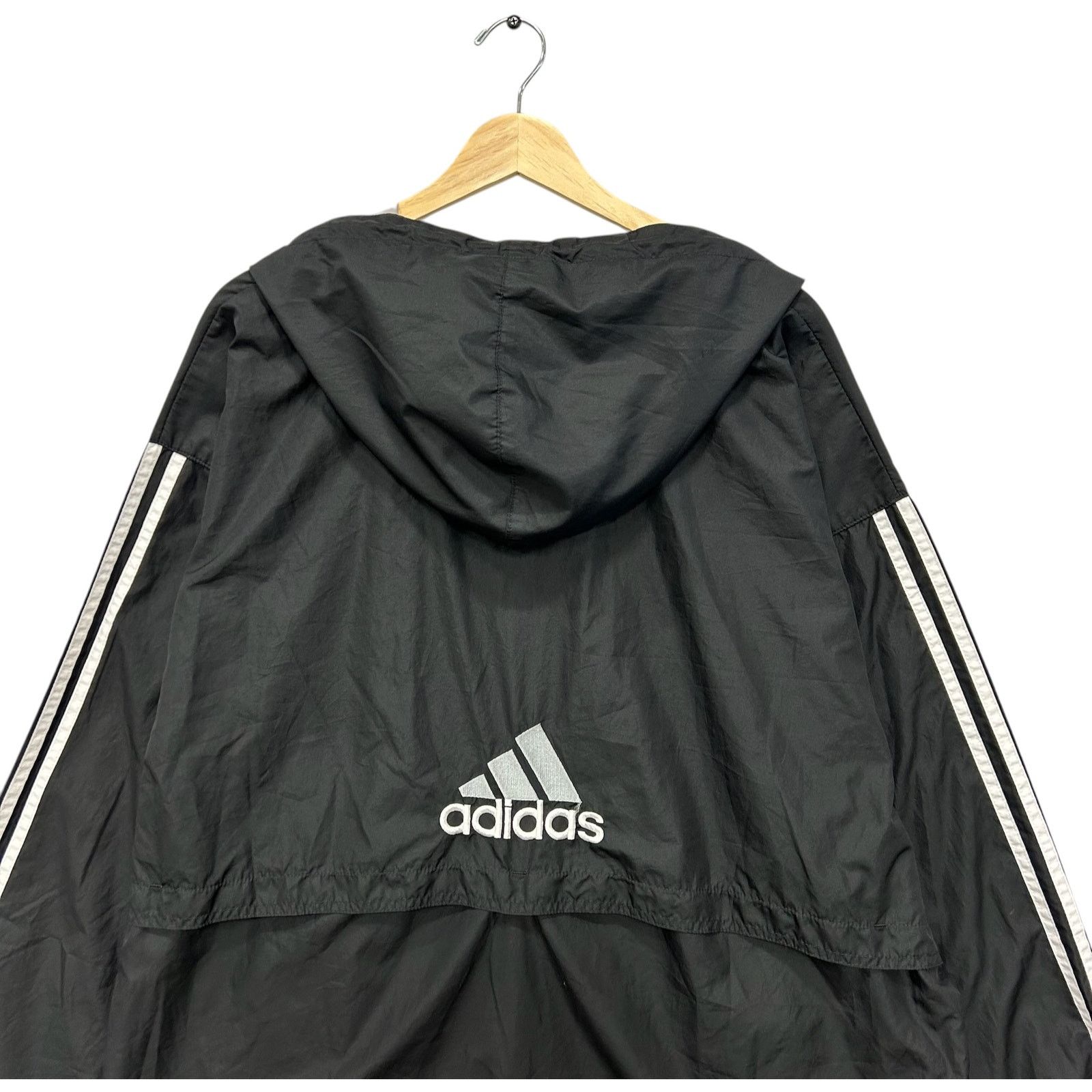 Adidas Vintage Adidas Hooded Pullover Windbreaker XXL Size US XXL / EU 58 / 5 - 6 Thumbnail