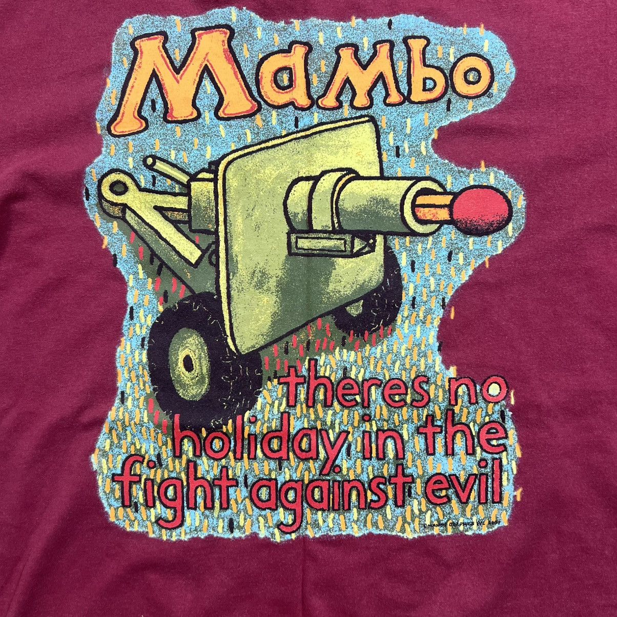Mambo 2001 Mambo Dave Vintage Y2K Big Logo Retro Tee T-Shirt Size US M / EU 48-50 / 2 - 11 Thumbnail