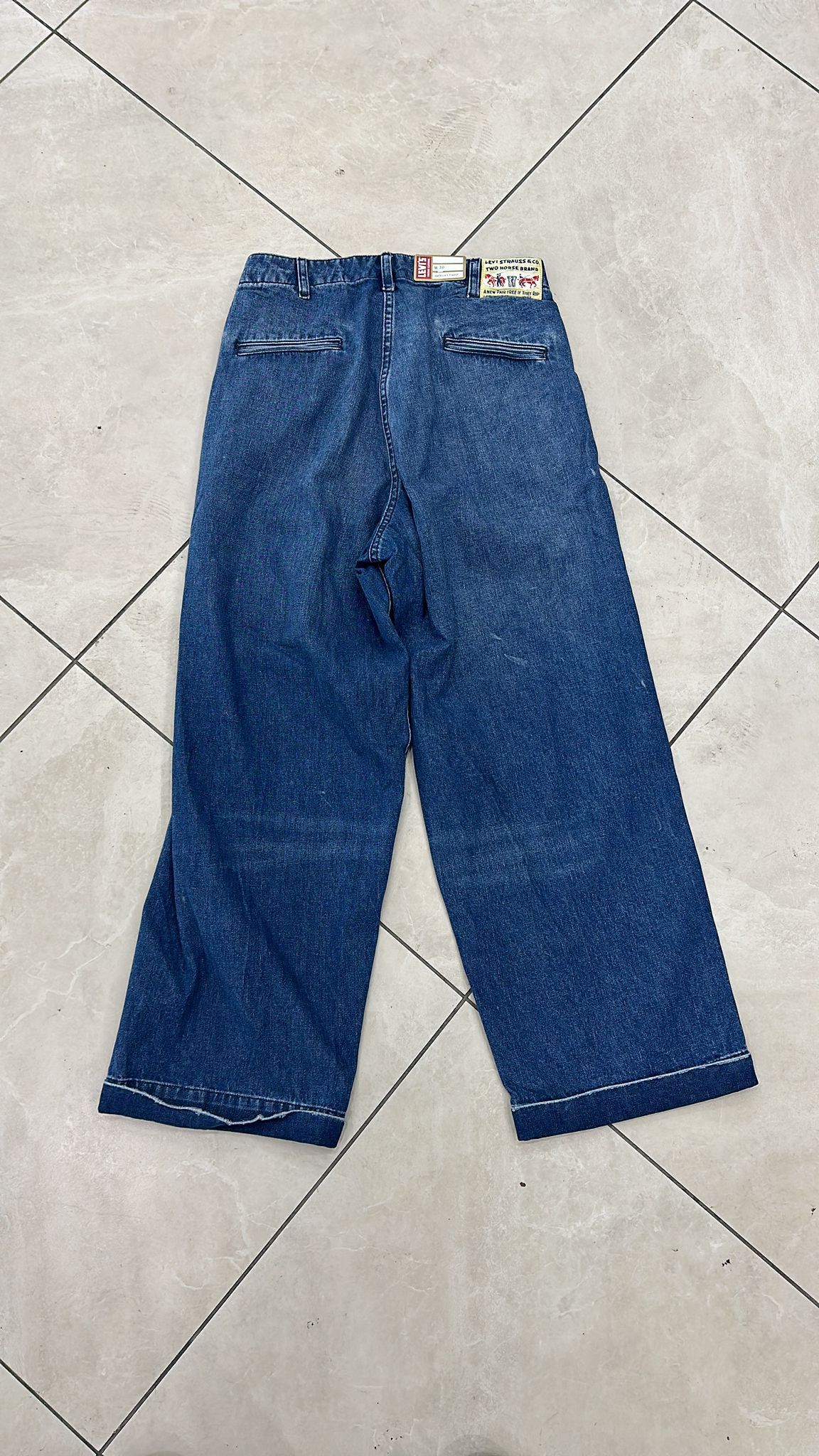 Levi's Vintage Clothing LVC Levi's Vintage Clothing 1920 BALLOON TWO HORSE JEAN RARE Size US 30 / EU 46 - 4 Thumbnail