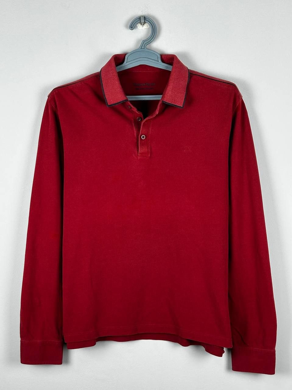 Ermenegildo Zegna Ermenegildo Zegna Sport Long Sleeve Polo Size US L / EU 52-54 / 3 - 1 Thumbnail