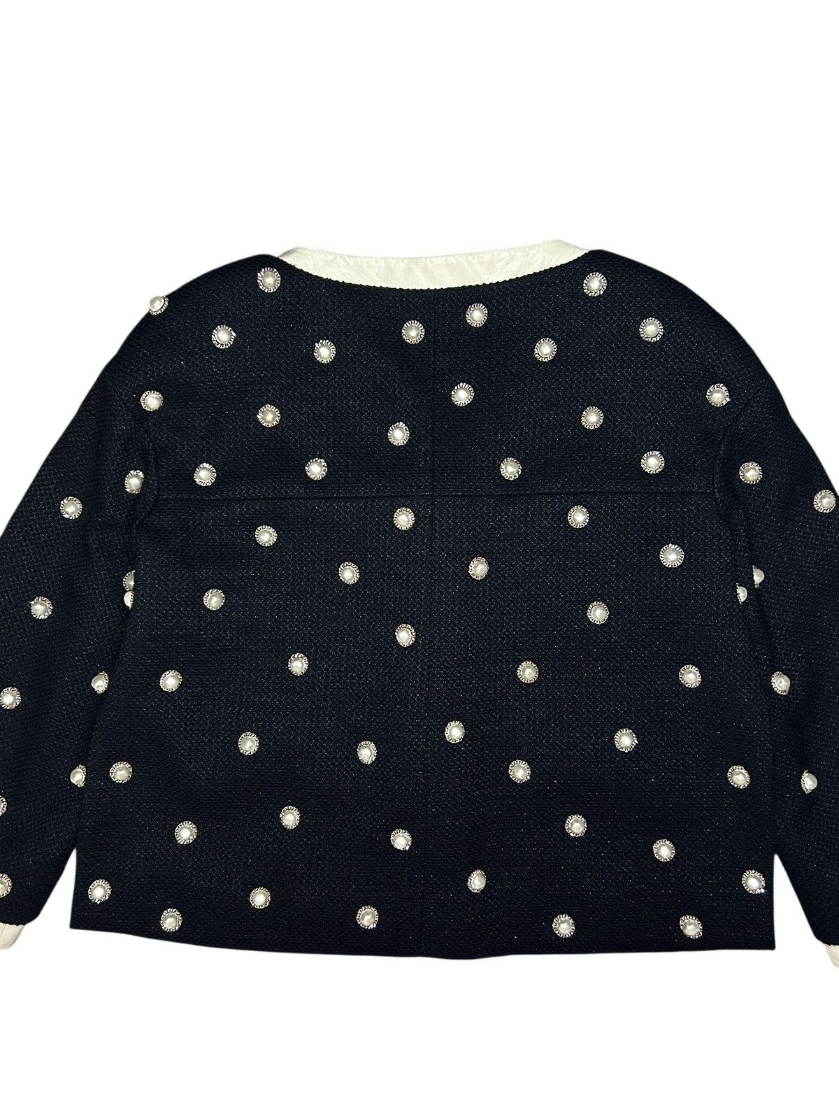 Chanel S/S 13 Pearl Embellished Tweed Jacket Size XS / US 0-2 / IT 36-38 - 14 Thumbnail