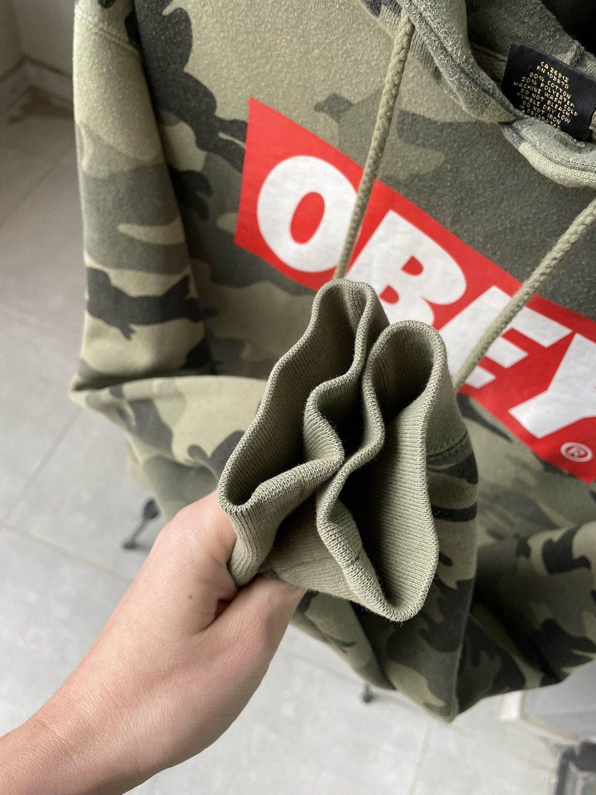 Obey Obey Hoodie Military Sweatshirt Size US M / EU 48-50 / 2 - 5 Thumbnail