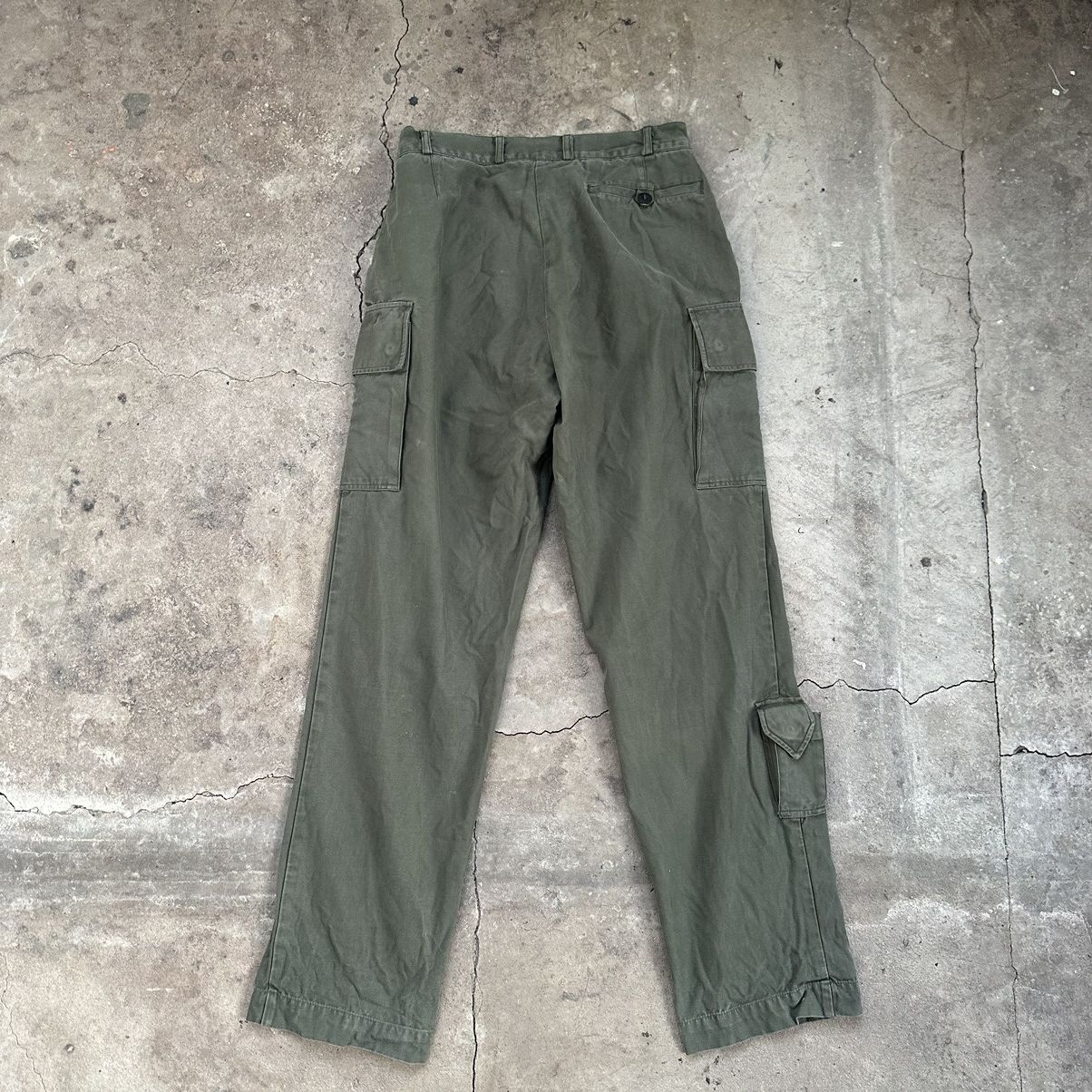 Japanese Brand Vintage utility fatigue cargo military pants British army Size US 31 - 7 Thumbnail