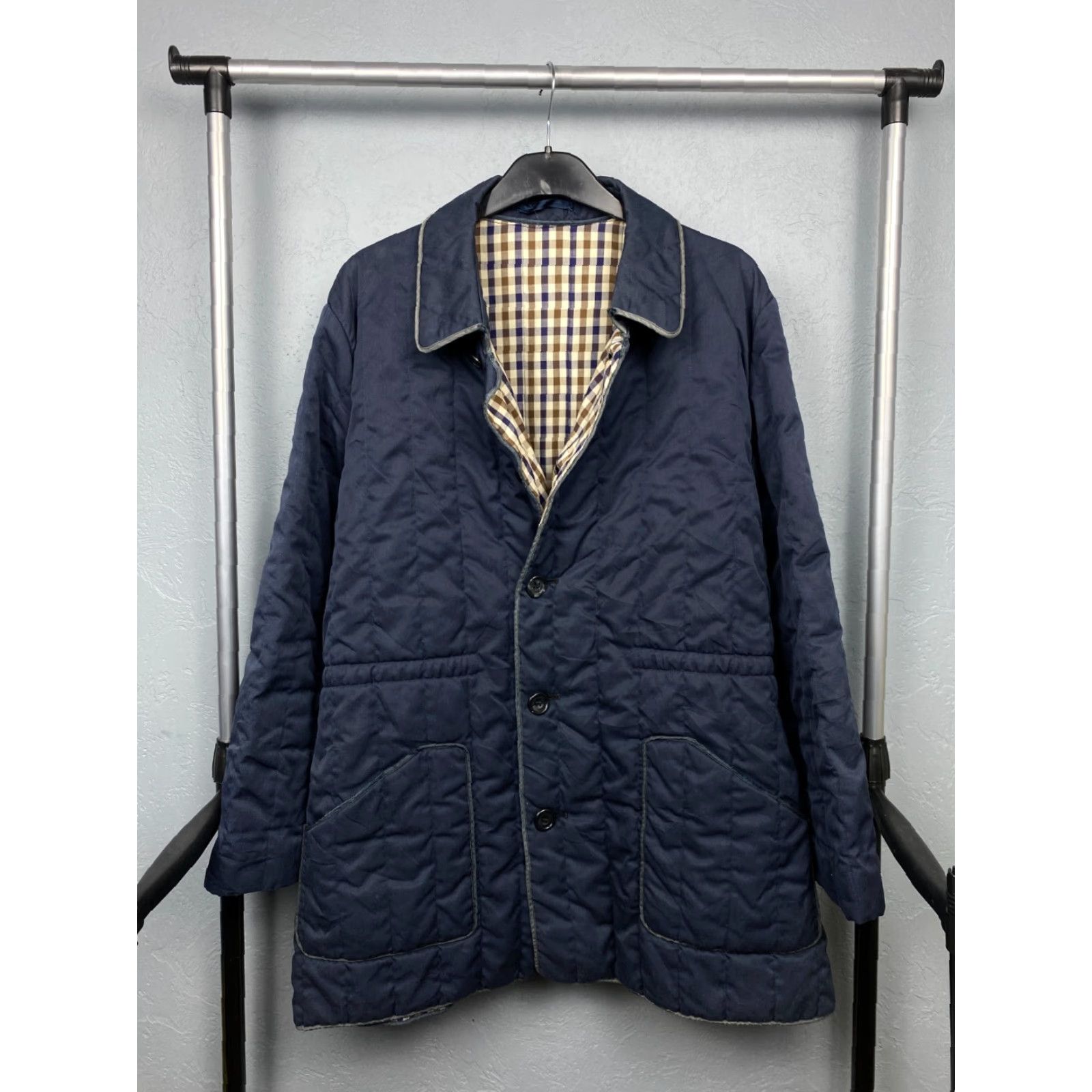 Aquascutum Aquascutum Vintage Mens Quilted Jacket XL Blue Front Quilted Jacket Mens XL Aquascutum Vintage Mens Quilted Jacket XL Blue Size US XL / EU 56 / 4 - 4 Thumbnail