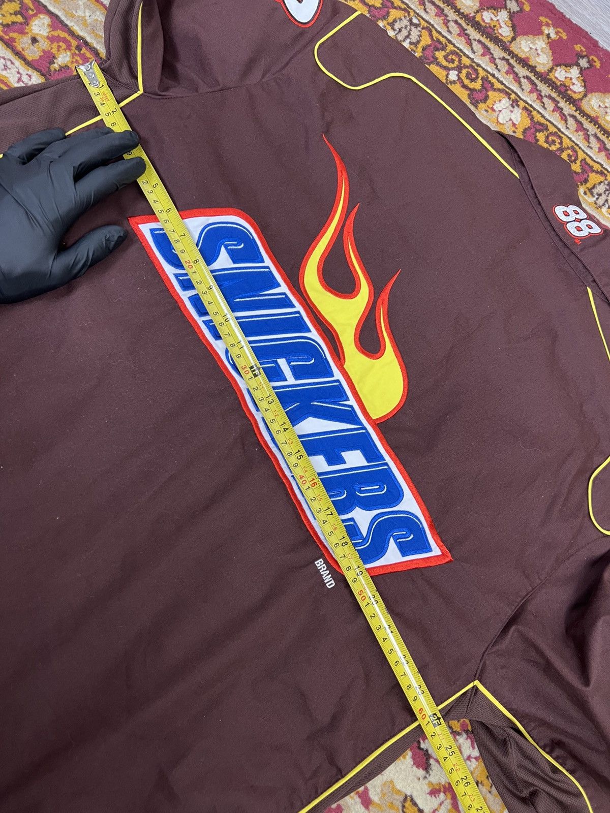 JH Design Vintage JH Design Snickers Moto Y2K brown Travis shirt Size US XL / EU 56 / 4 - 14 Thumbnail