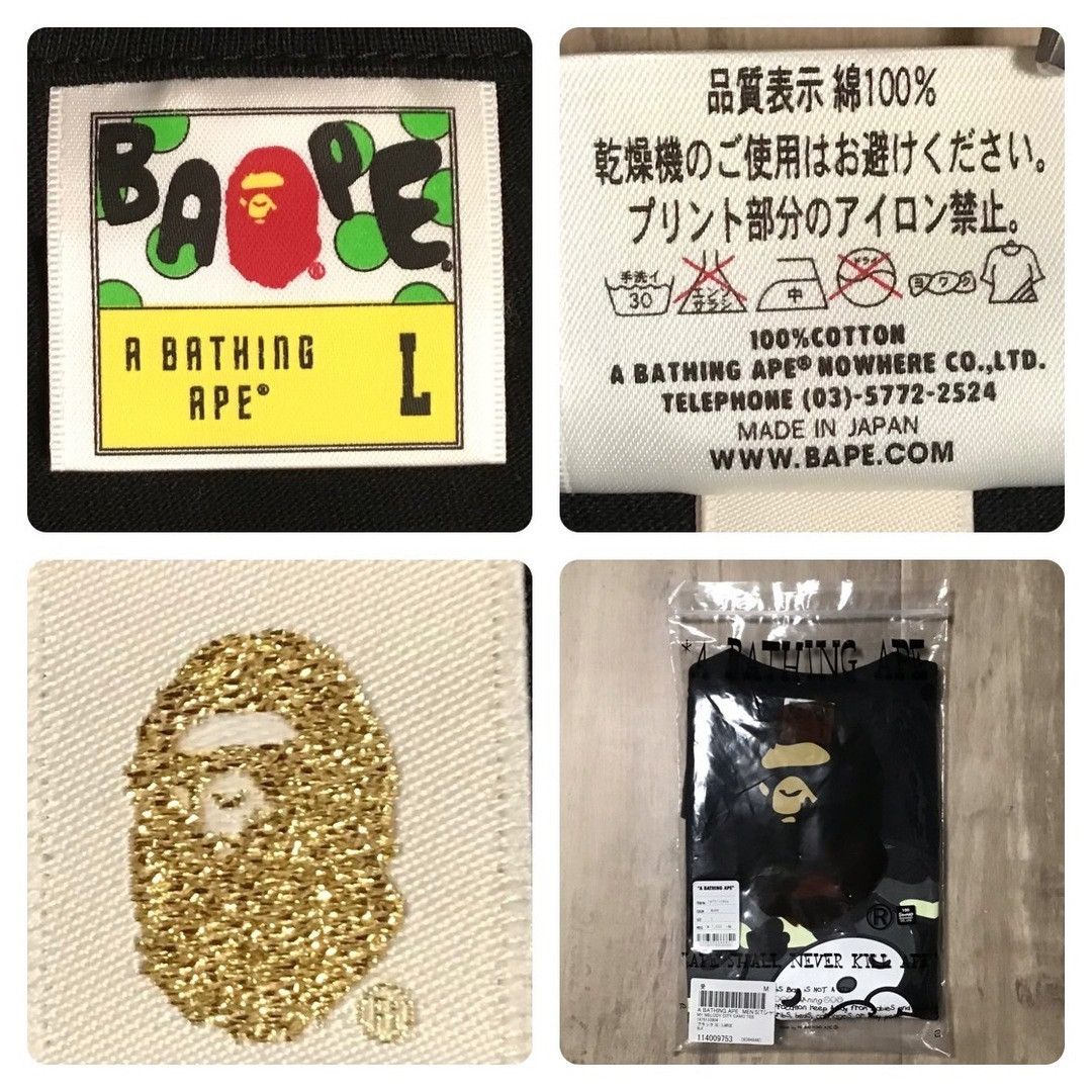 Bape × Japanese Brand 💫Glow in the dark💫 BAPE × Sanrio My Melody T-shirt APE Size US L / EU 52-54 / 3 - 8 Thumbnail