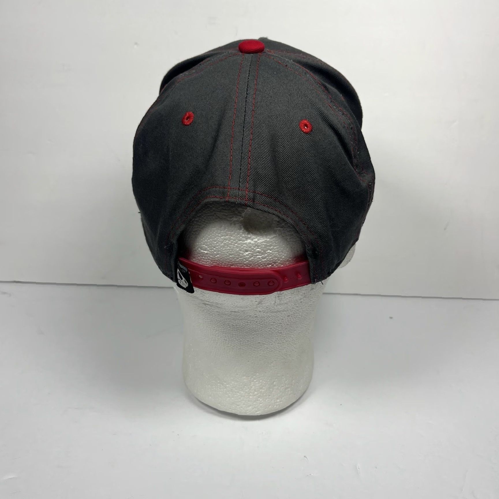 Nintendo VINTAGE Super Mario Bros SnapBack Hat Piranha Plant In Tunnel Official Nintendo 2018 Bonafide Mario Snapback Men One Size Black Cotton Adjustable Hat Size ONE SIZE - 3 Thumbnail