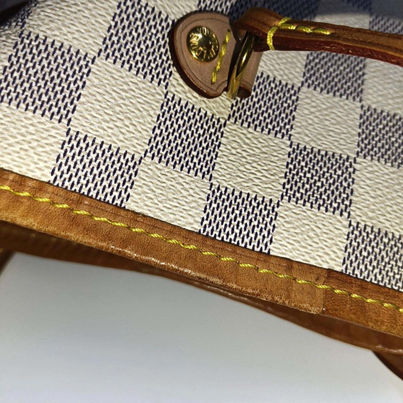 Louis Vuitton Louis Vuitton Damier Azur Neverfull MM with Pouch Size ONE SIZE - 12 Thumbnail