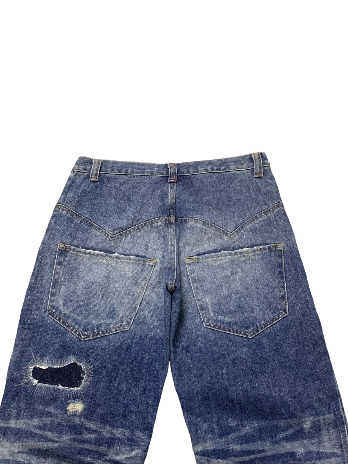 Issey Miyake Sunaokuwahara Issey Miyake MultiPocket Deconstructed Jeans Size US 30 / EU 46 - 10 Thumbnail