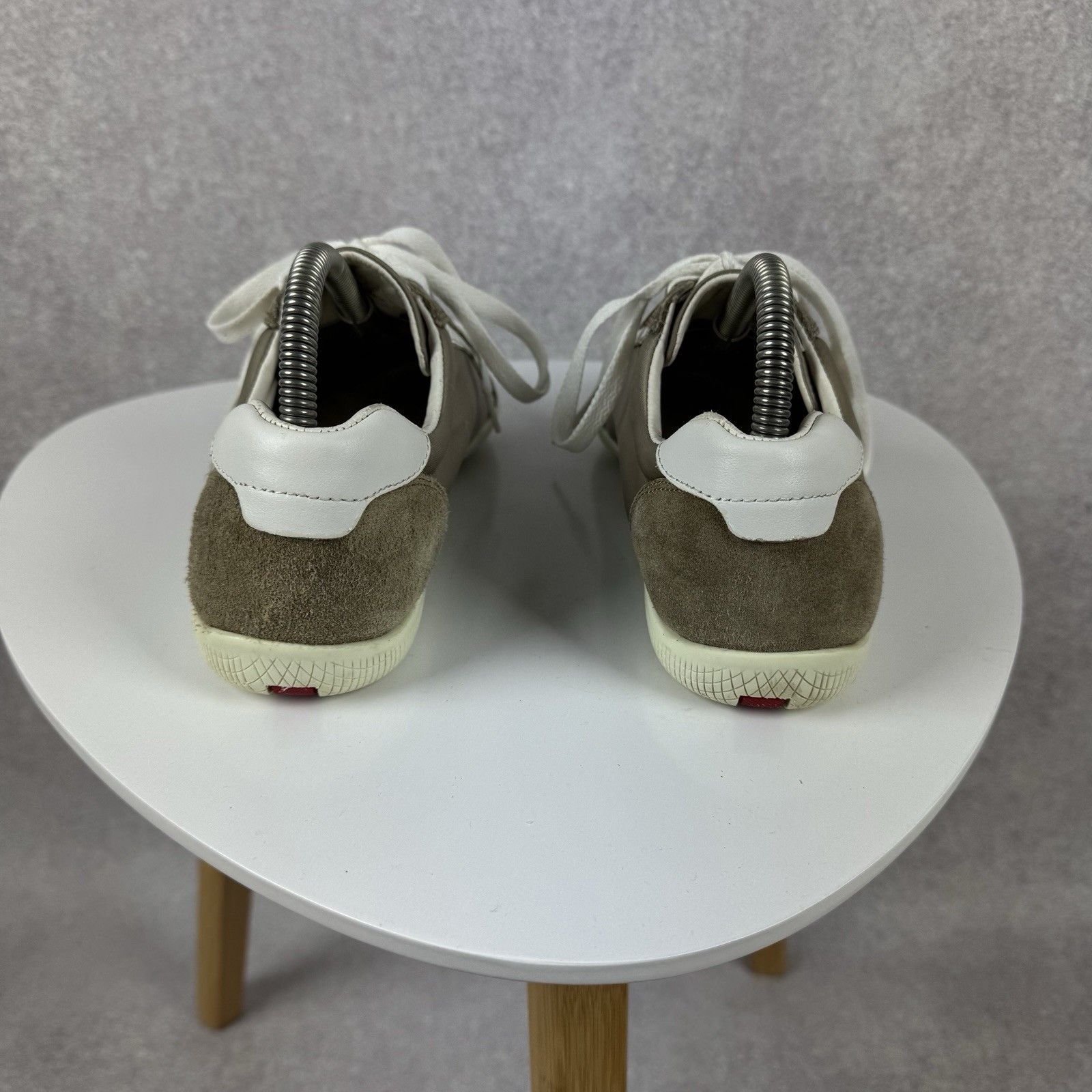 Prada Authentic Luxury Prada Saffiano Sneakers Shoes Woman 3E4890 Size US 8 / IT 38 - 7 Thumbnail