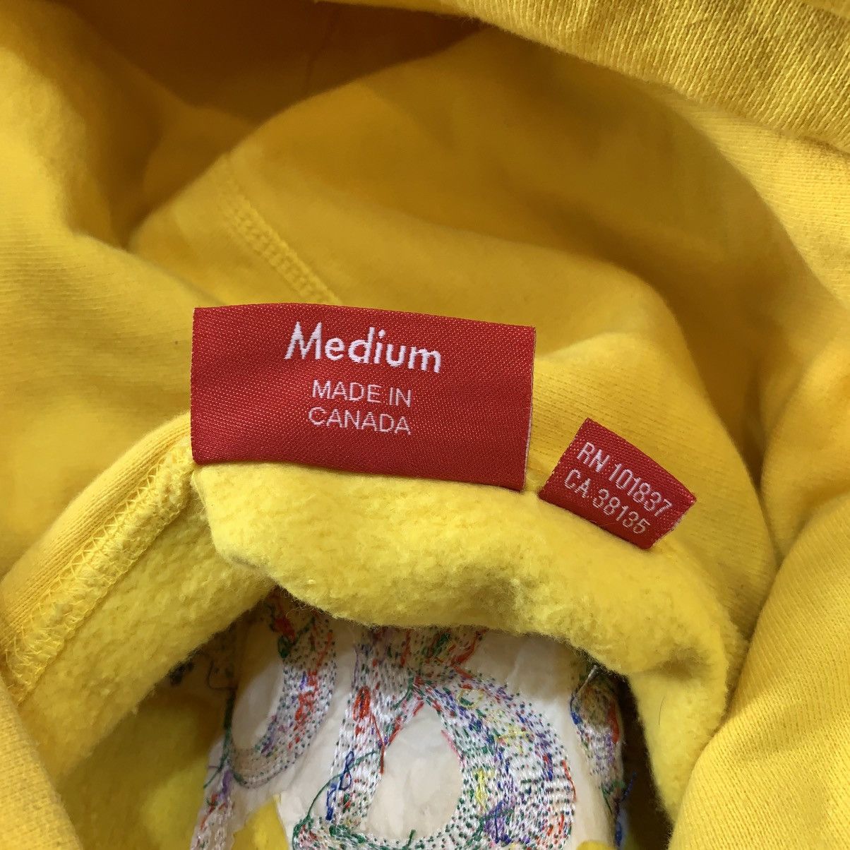 Supreme Supreme Brush Logo 2017 Embroidery Hoodie Size US M / EU 48-50 / 2 - 8 Thumbnail