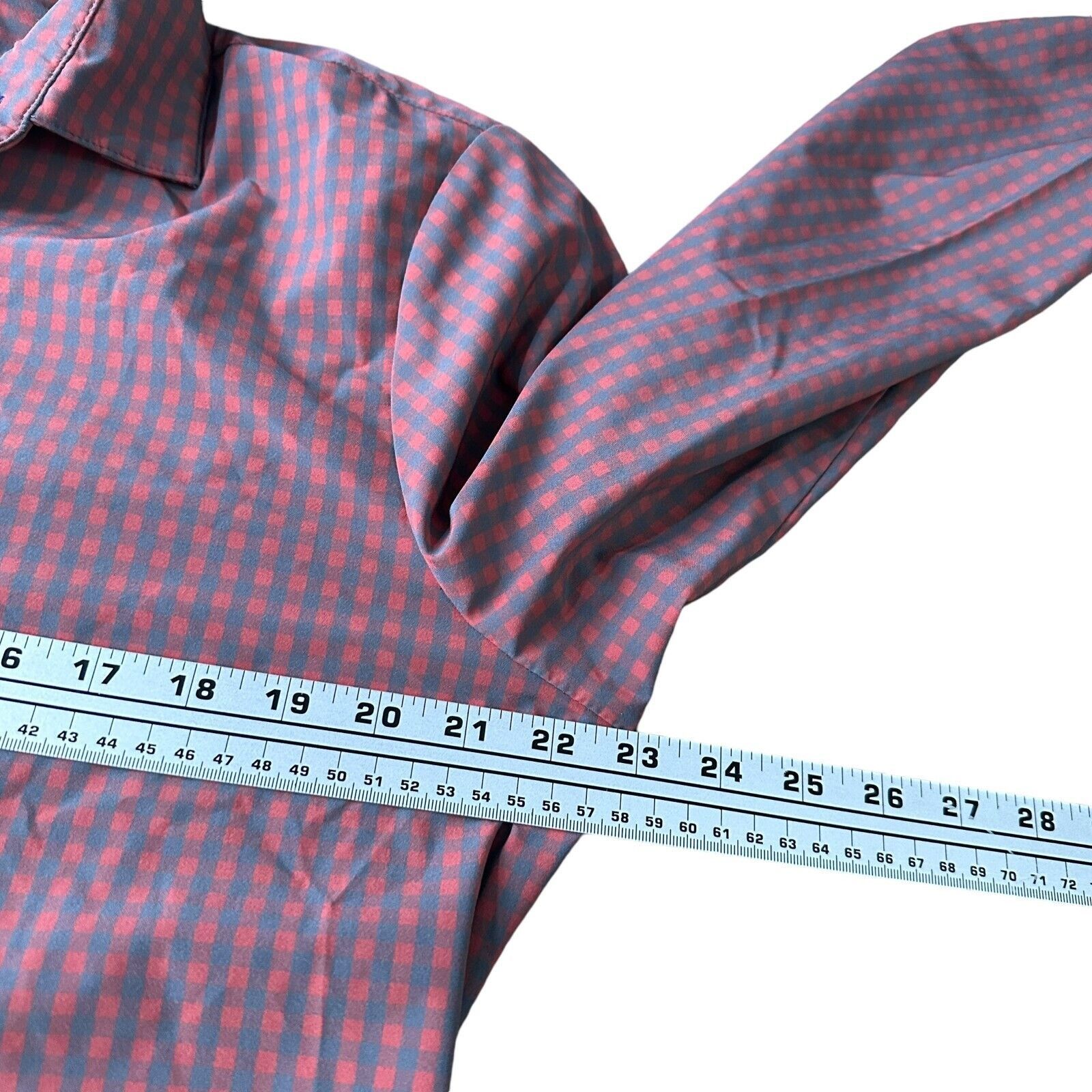 Mizzen+Main Mizzen + Main Shirt Mens Large Red Black Buffalo Button Up Size US L / EU 52-54 / 3 - 8 Thumbnail