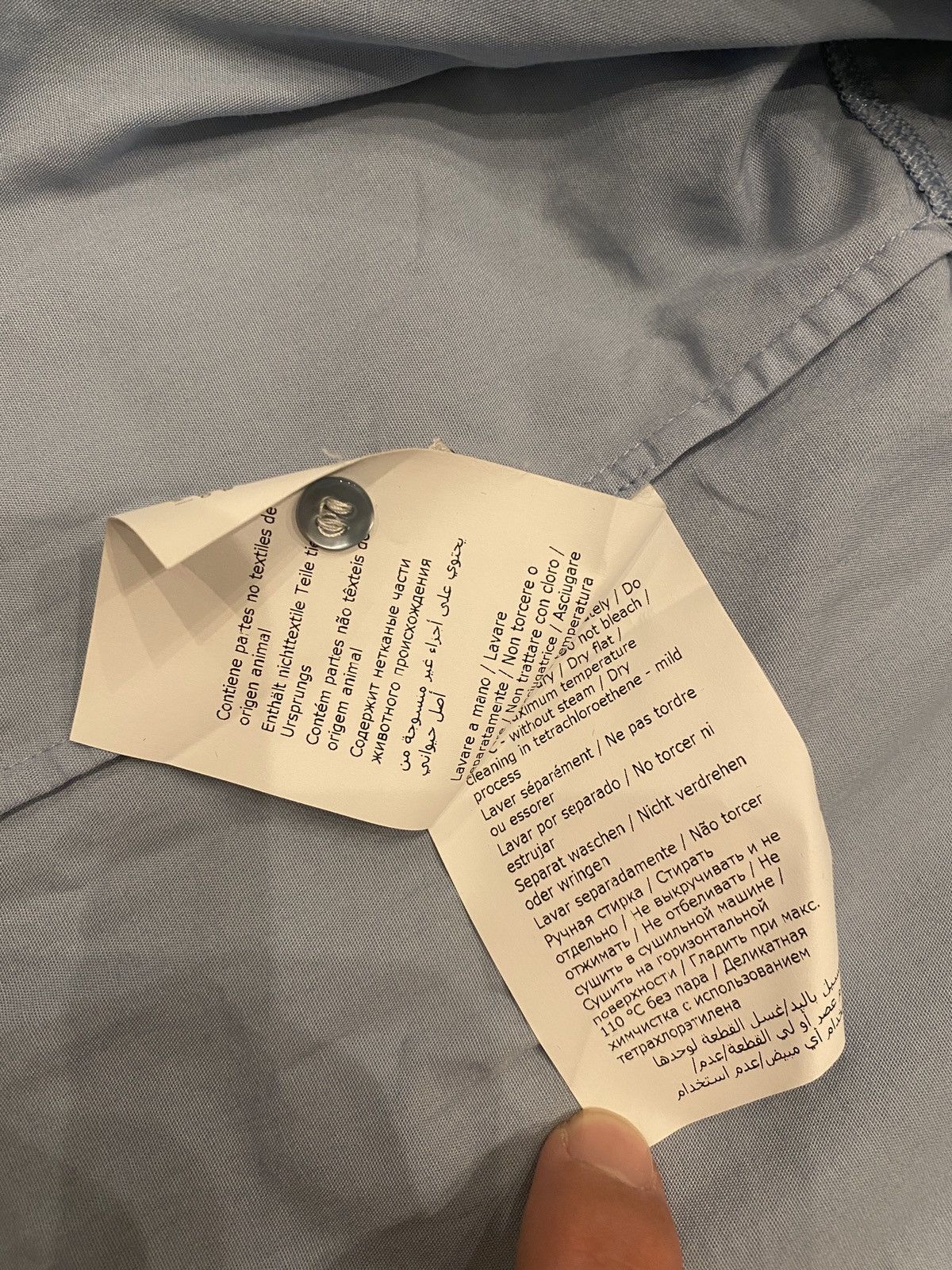 Cedric Charlier Cedric Charlier Light Blue Button Up Size M / US 6-8 / IT 42-44 - 6 Thumbnail