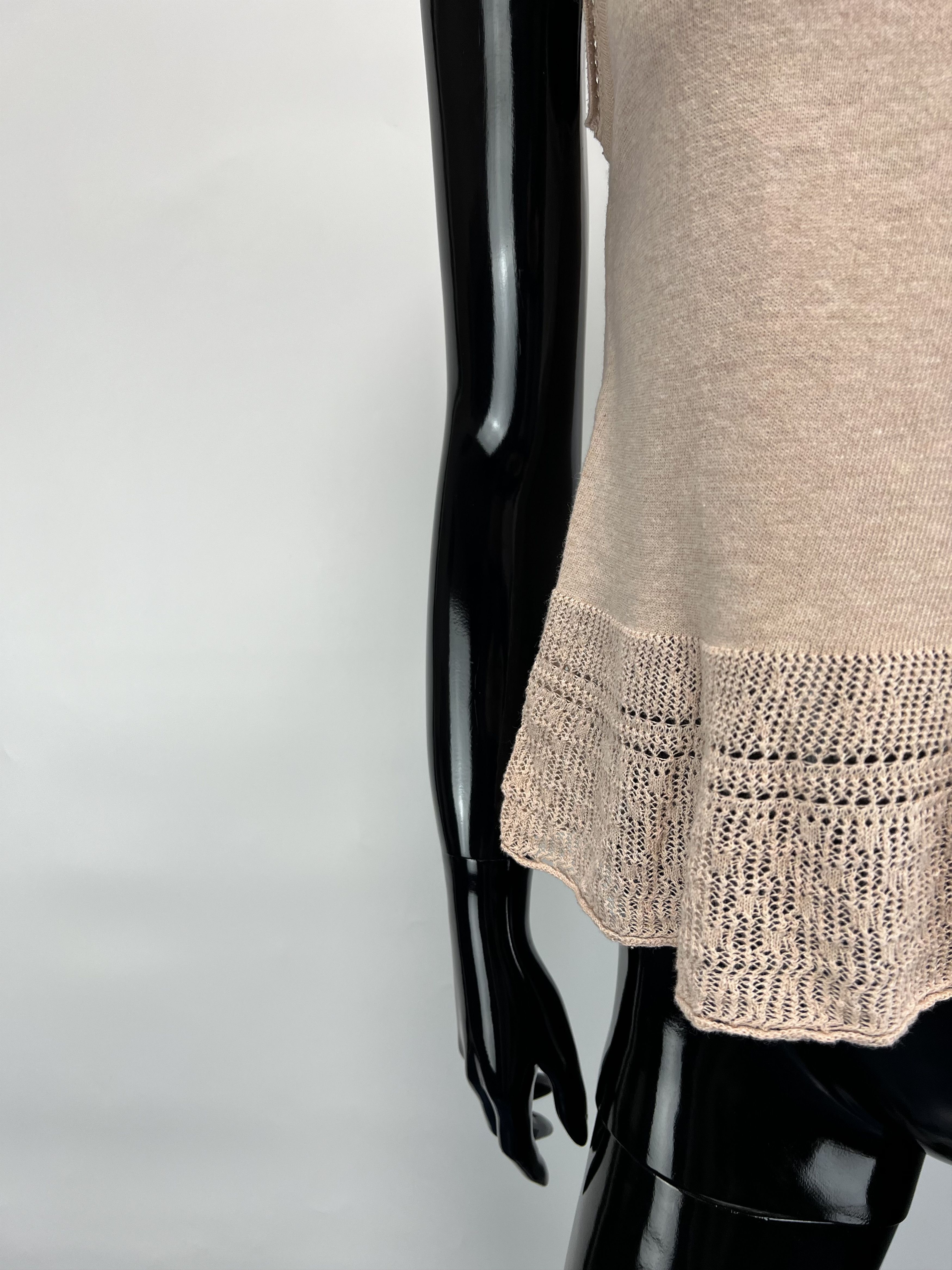 Marni Marni Women's Cropped Cotton Knitted Tank Top Size IT 42 Size M / US 6-8 / IT 42-44 - 3 Thumbnail