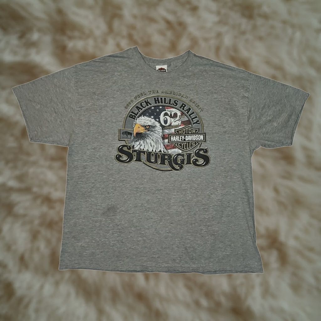 Harley Davidson Vintage Harley Davidson Shirt Mens XXL Gray Graphic - Style Size US XXL / EU 58 / 5 - 1 Thumbnail