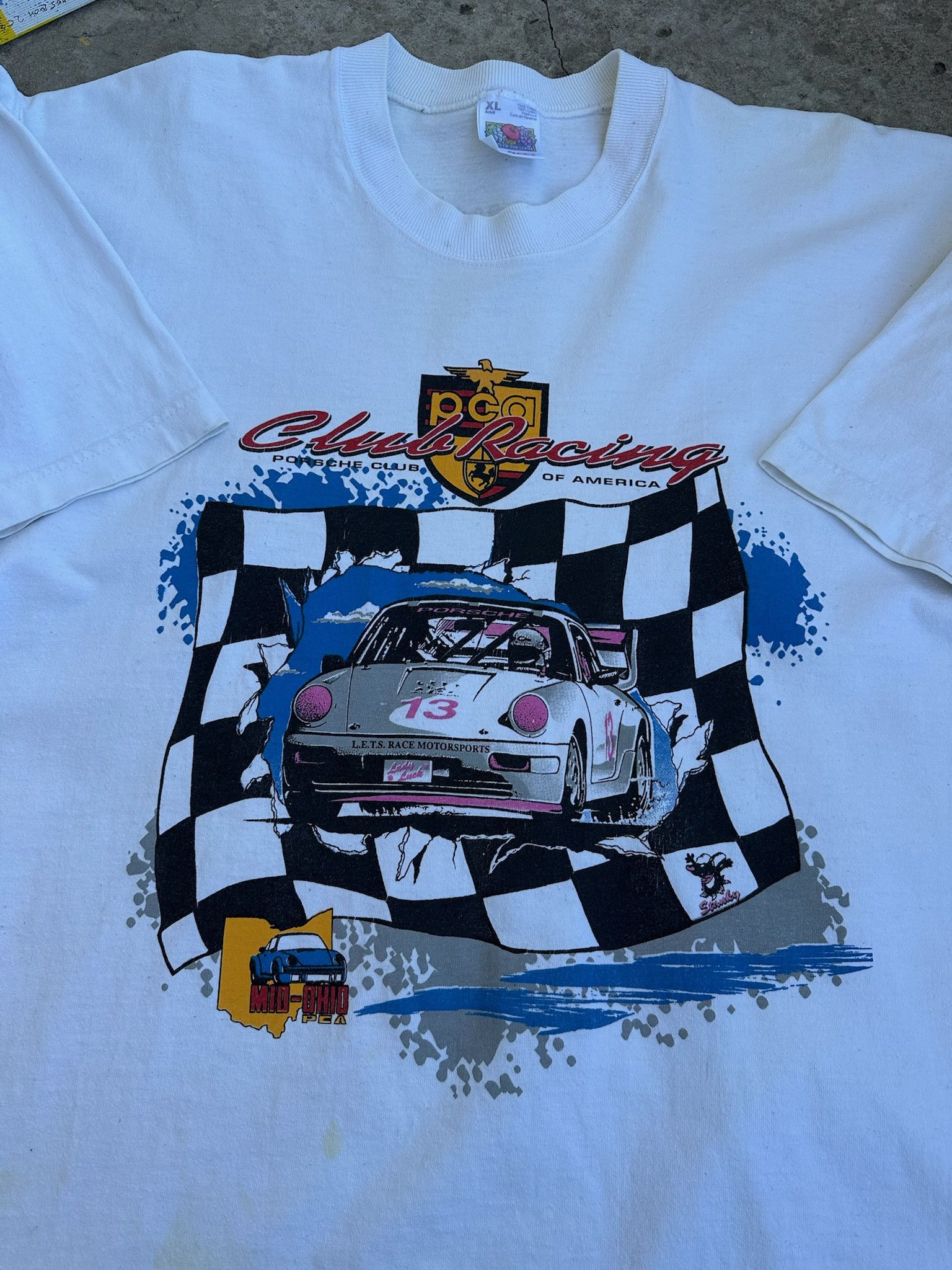 Vintage Vintage 90s Porsche 911 Graphic T Shirt 1996 Size US XL / EU 56 / 4 - 5 Thumbnail
