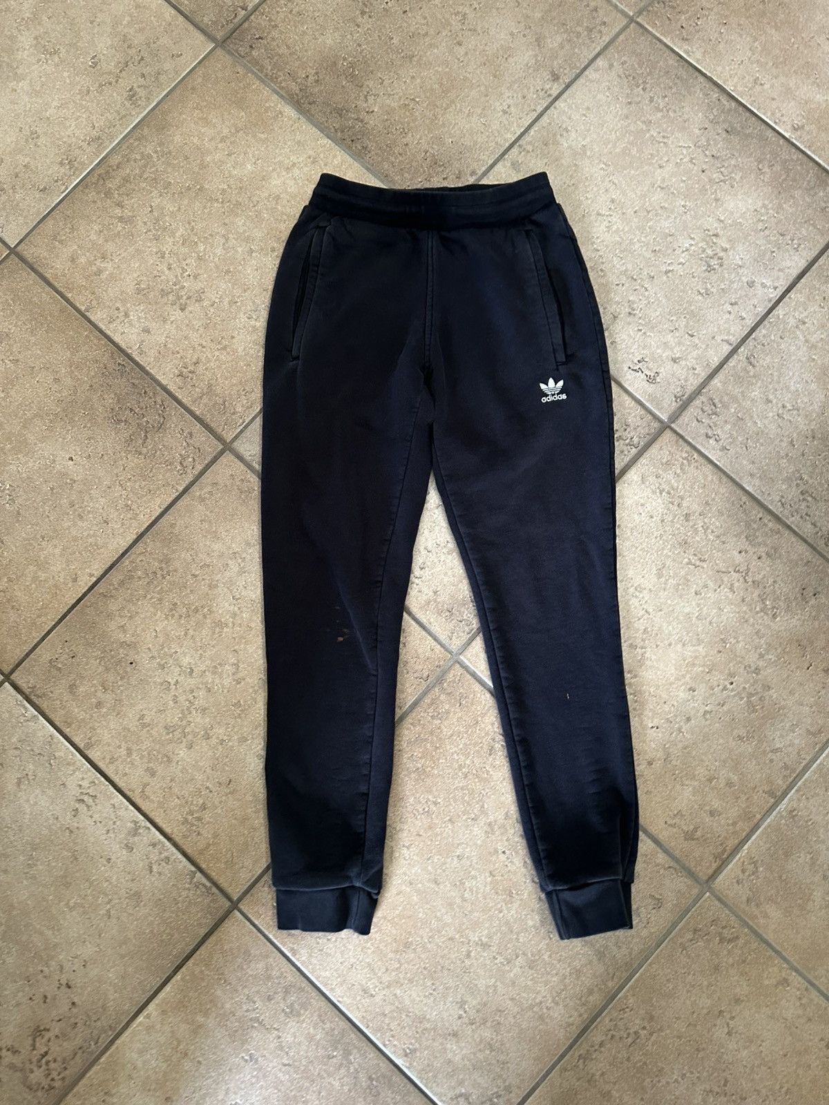 Adidas Black Adidas Joggers Size US 27 - 1 Thumbnail