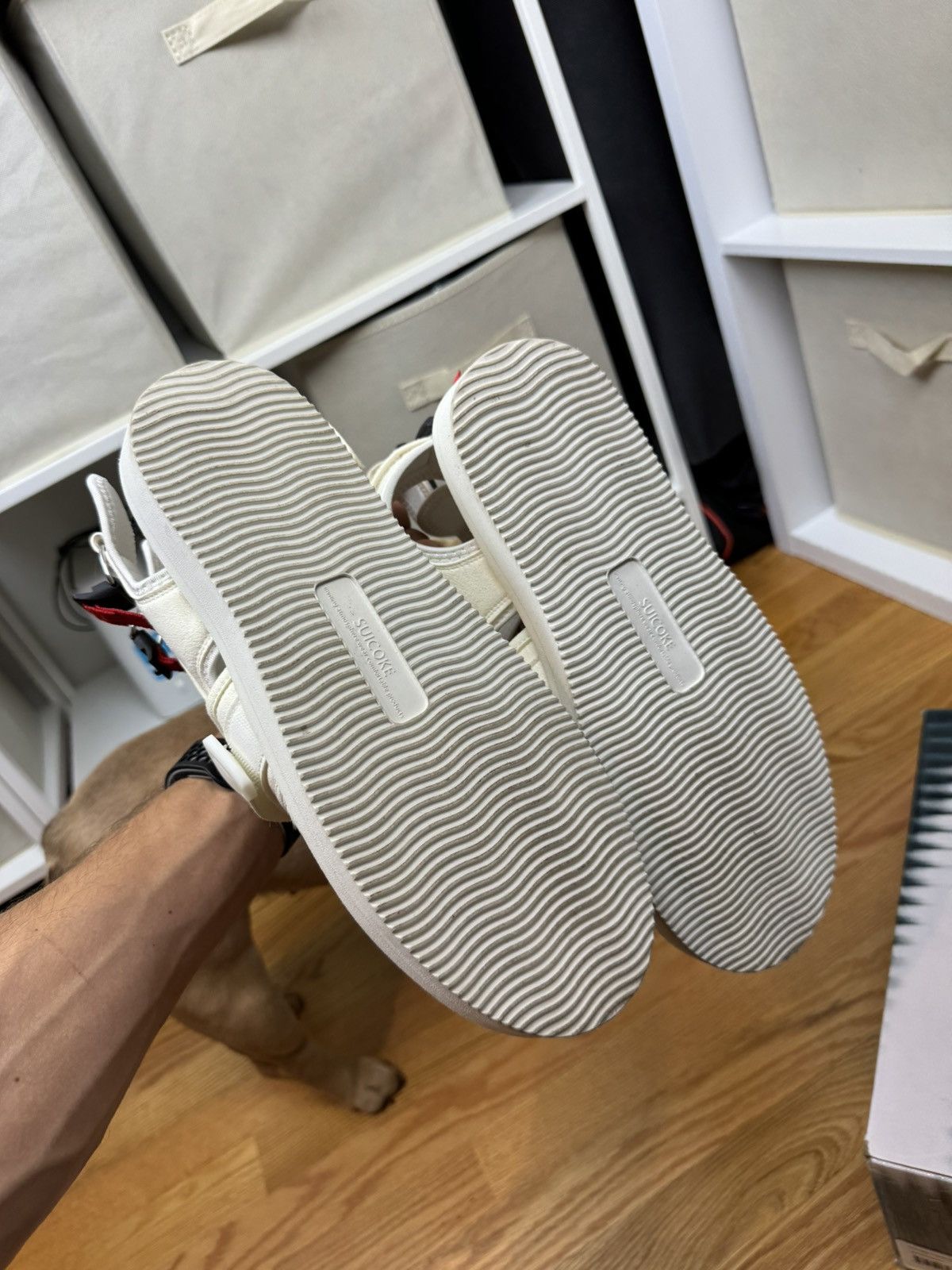 John Elliott × Suicoke John Elliott x Suicoke Cypress Sandal White Size US 11 / EU 44 - 4 Thumbnail