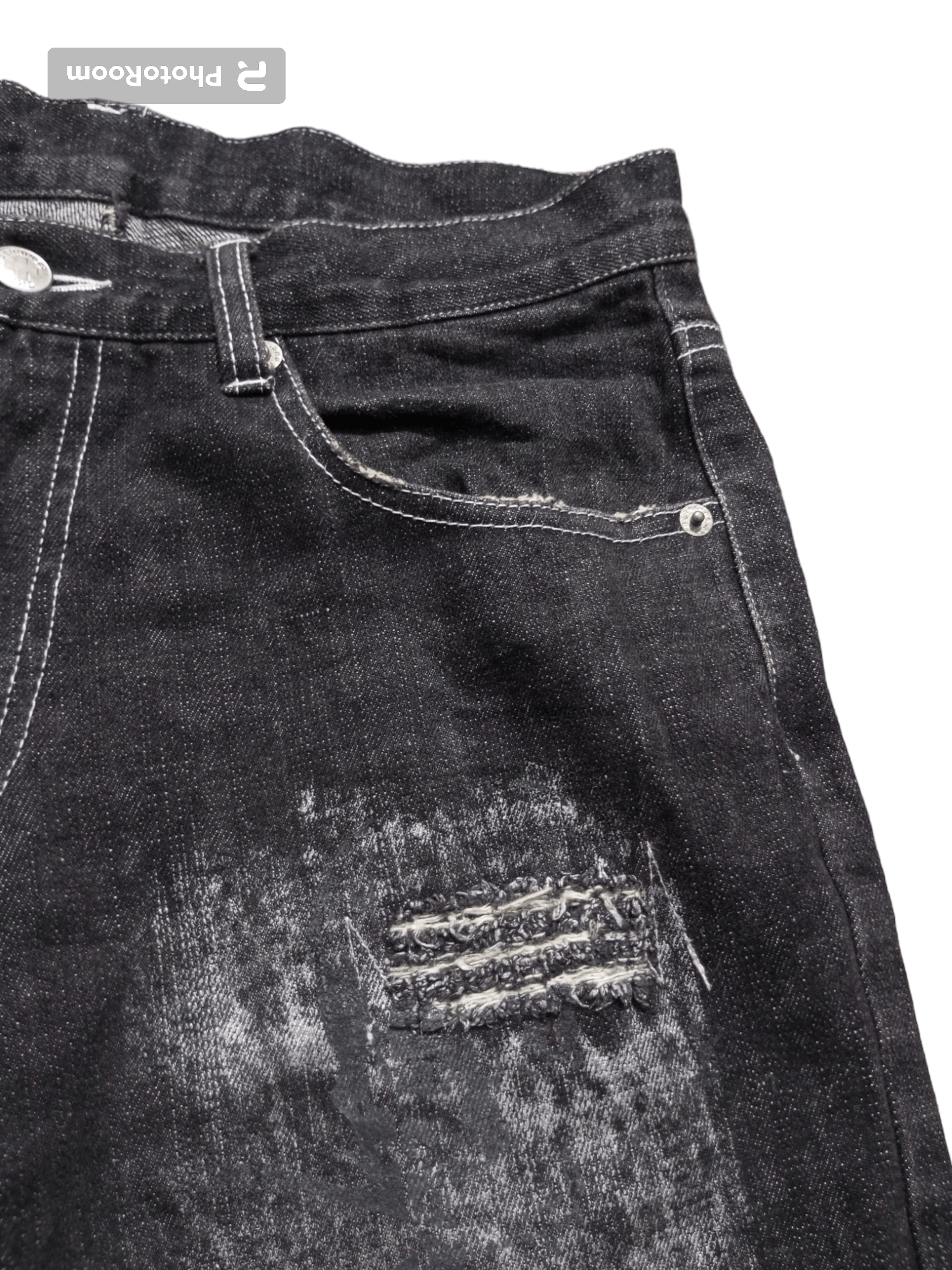 BERNINGS SHO Berning sho punk studded skull flared distressed jeans Size US 30 / EU 46 - 8 Thumbnail