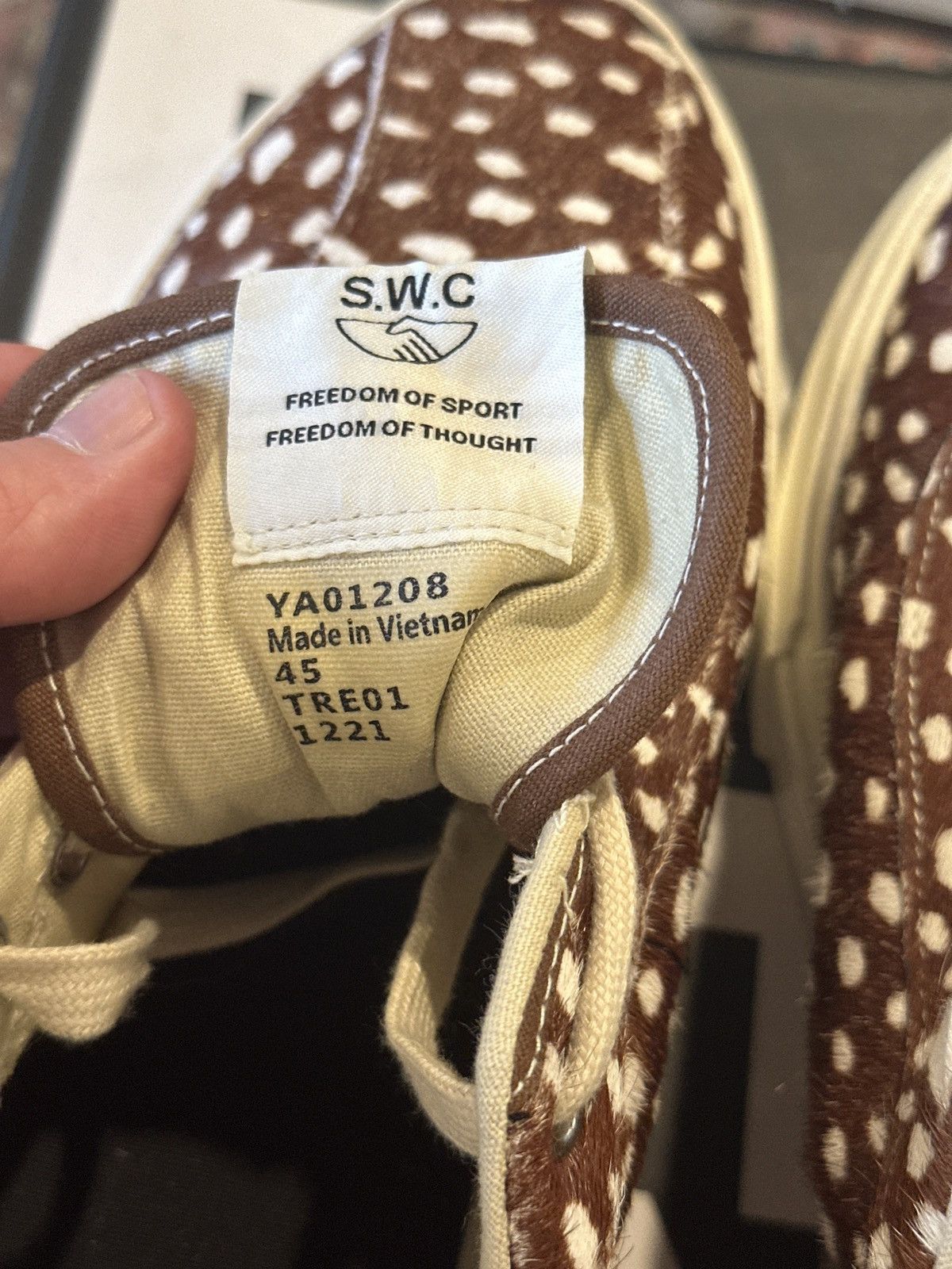 END. × Stepney Workers Club End x Stepney Workers Club animal print sneakers size 12 Size US 12 / EU 45 - 6 Thumbnail