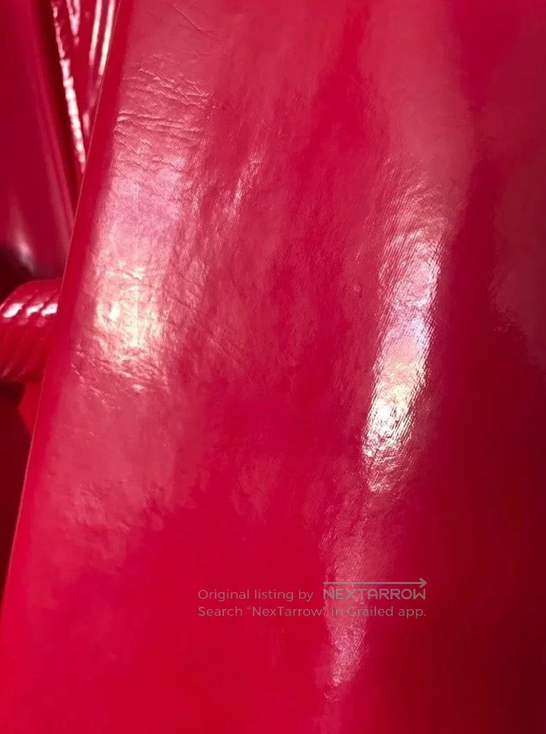 Balenciaga Balenciaga Red patent leather coat Size XS / US 0-2 / IT 36-38 - 4 Thumbnail
