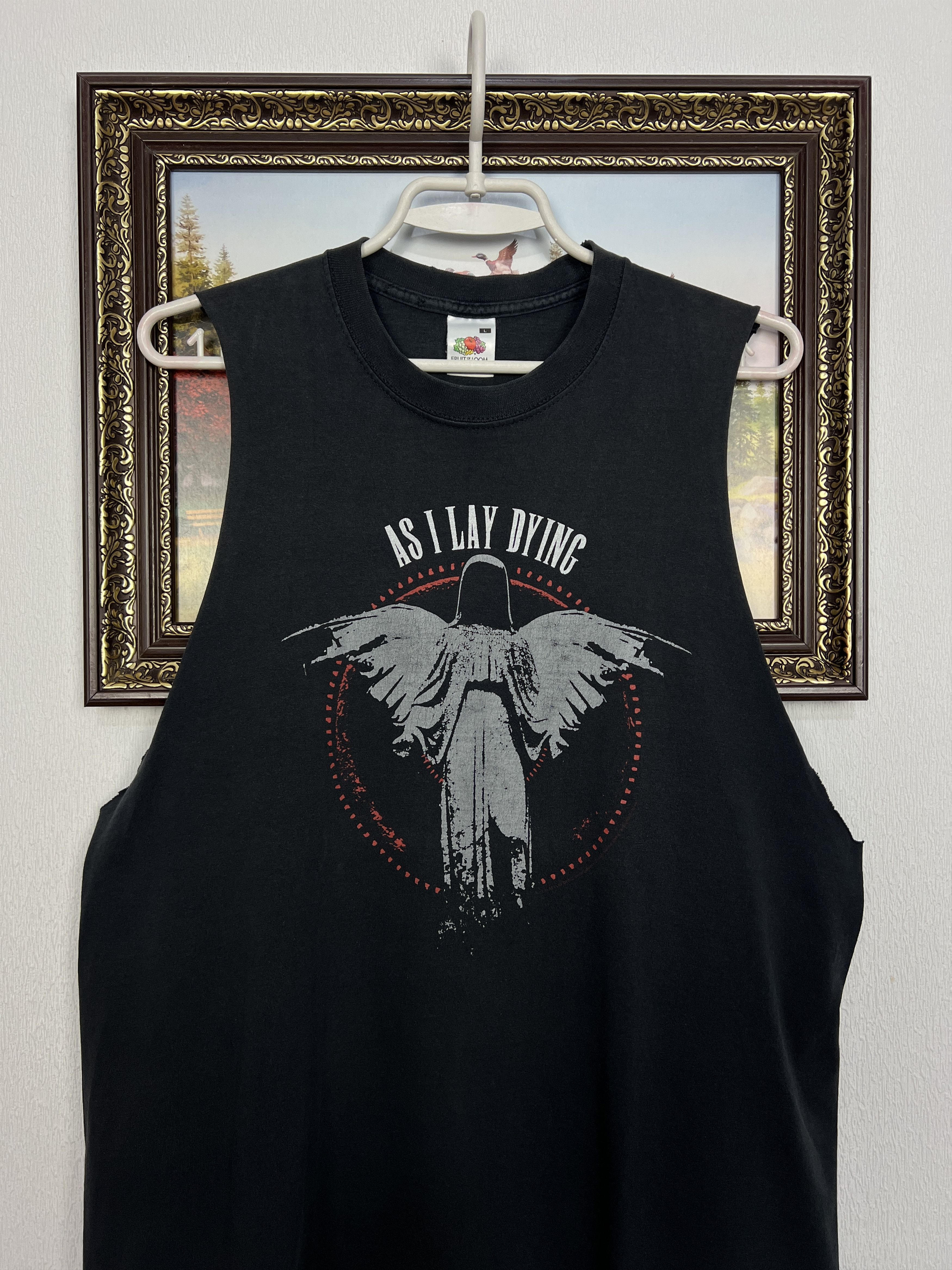 Fruit Of The Loom As I Lay Dying Shirt Band Rock Metal Over Print Vest Tee Size US L / EU 52-54 / 3 - 2 Thumbnail