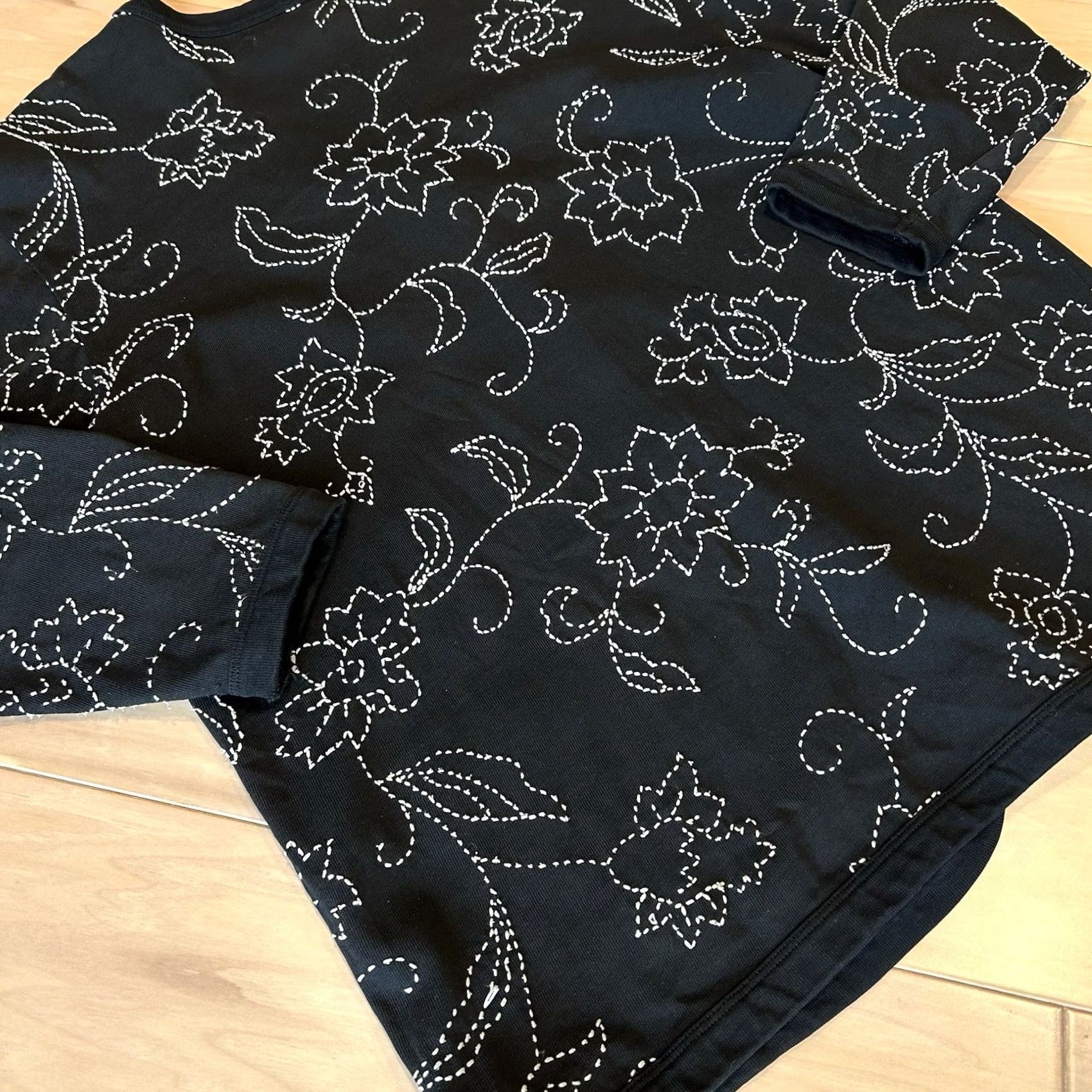 Vivienne Tam Vivienne Tam East Wind Code Embroidered Knit Black Cardigan Women’s 1 Size XS / US 0-2 / IT 36-38 - 3 Thumbnail