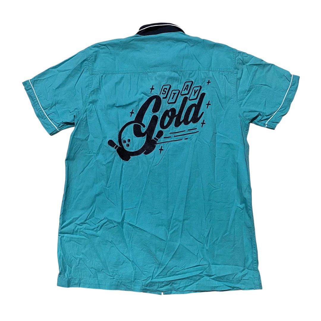 Benny Gold Benny gold strike stay gold seafoam bowling shirt Size US M / EU 48-50 / 2 - 2 Thumbnail