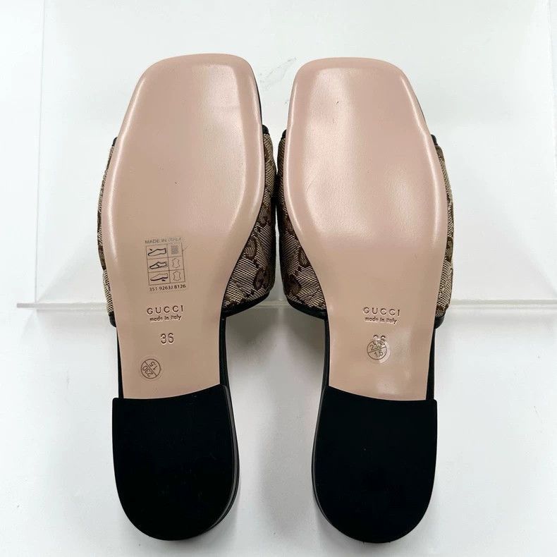 Gucci Gucci Double G Logo SlipOn Sandals-2505 Size US 6 / IT 36 - 7 Thumbnail